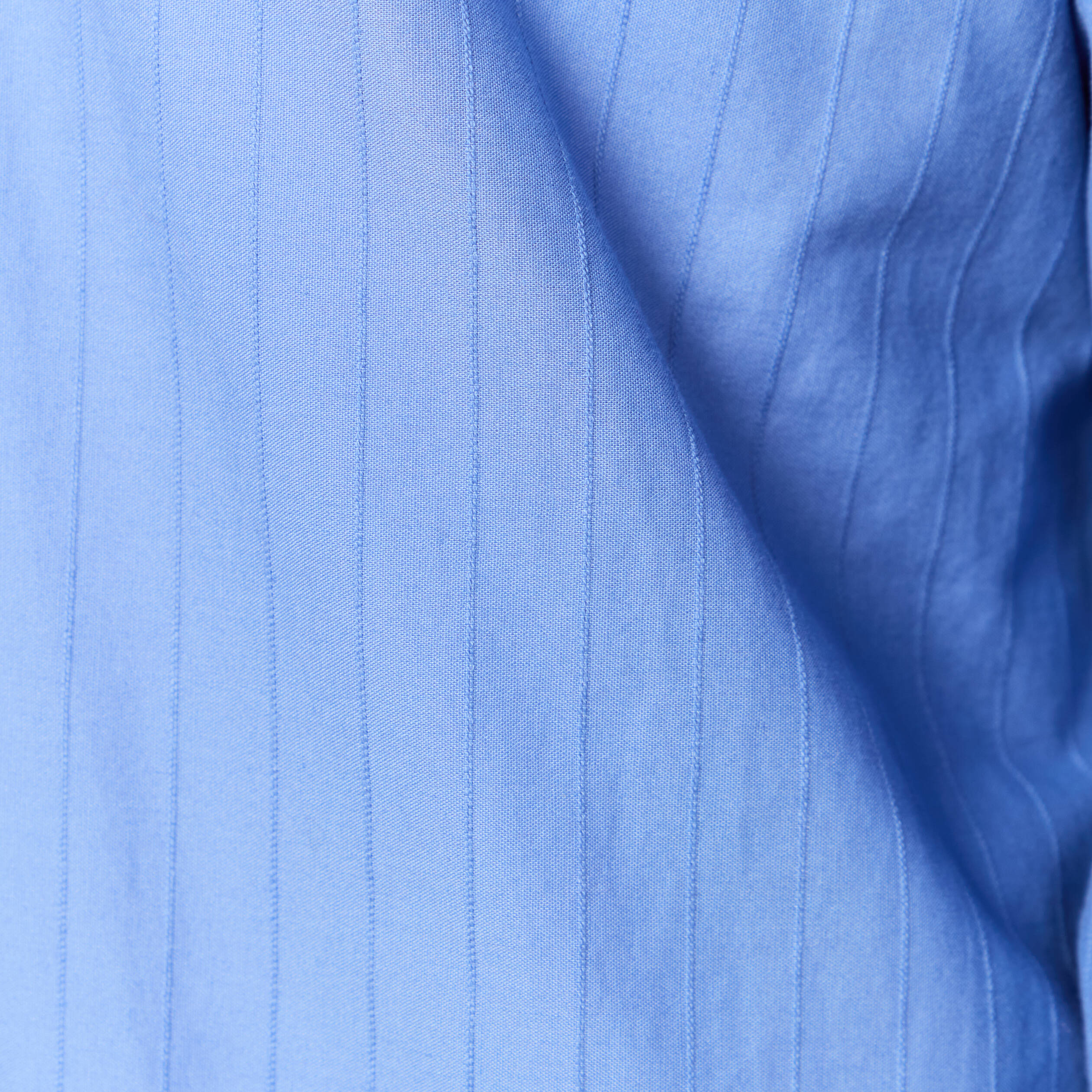 Chemise oversize en coton bleu ciel femme
