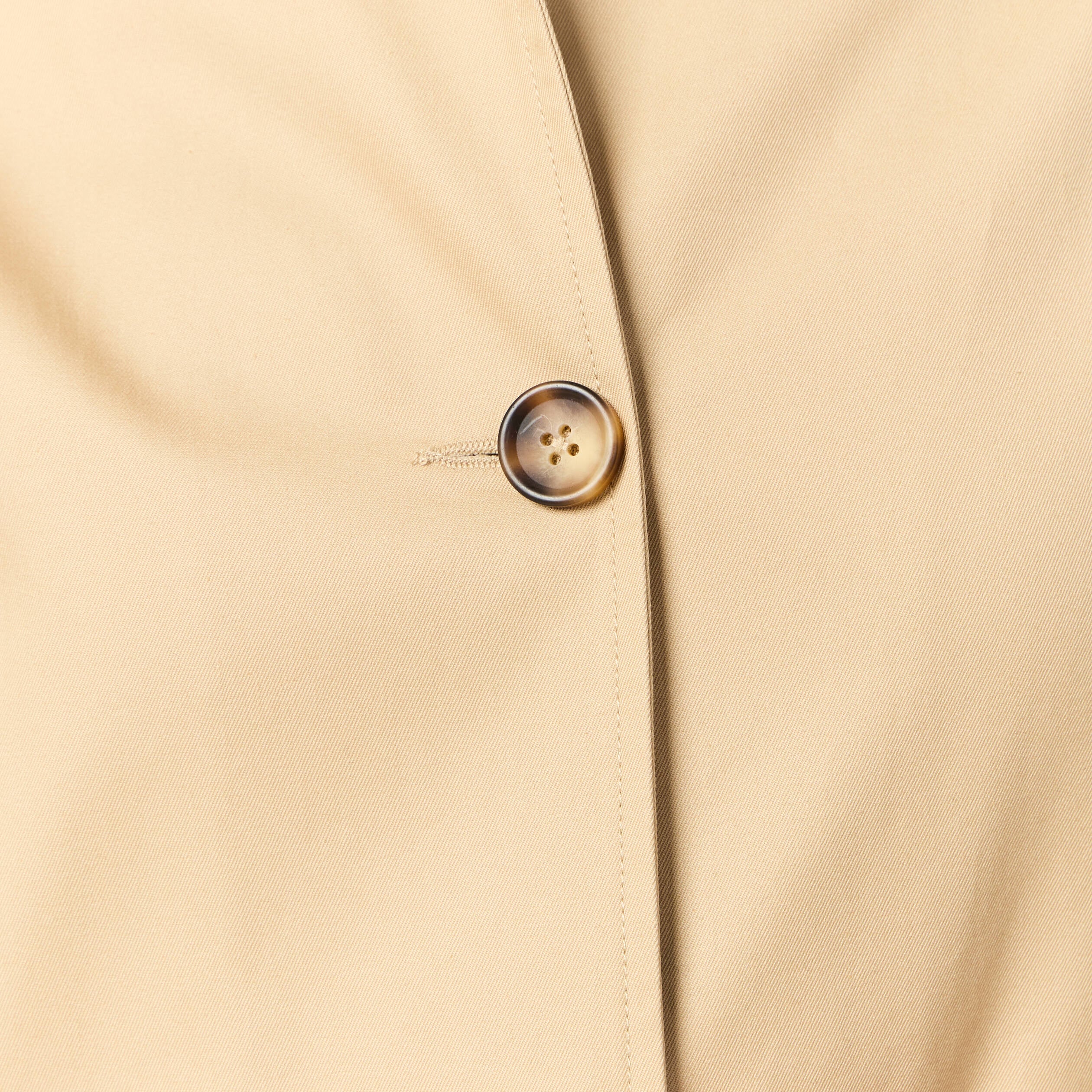 Trench long enduit beige femme