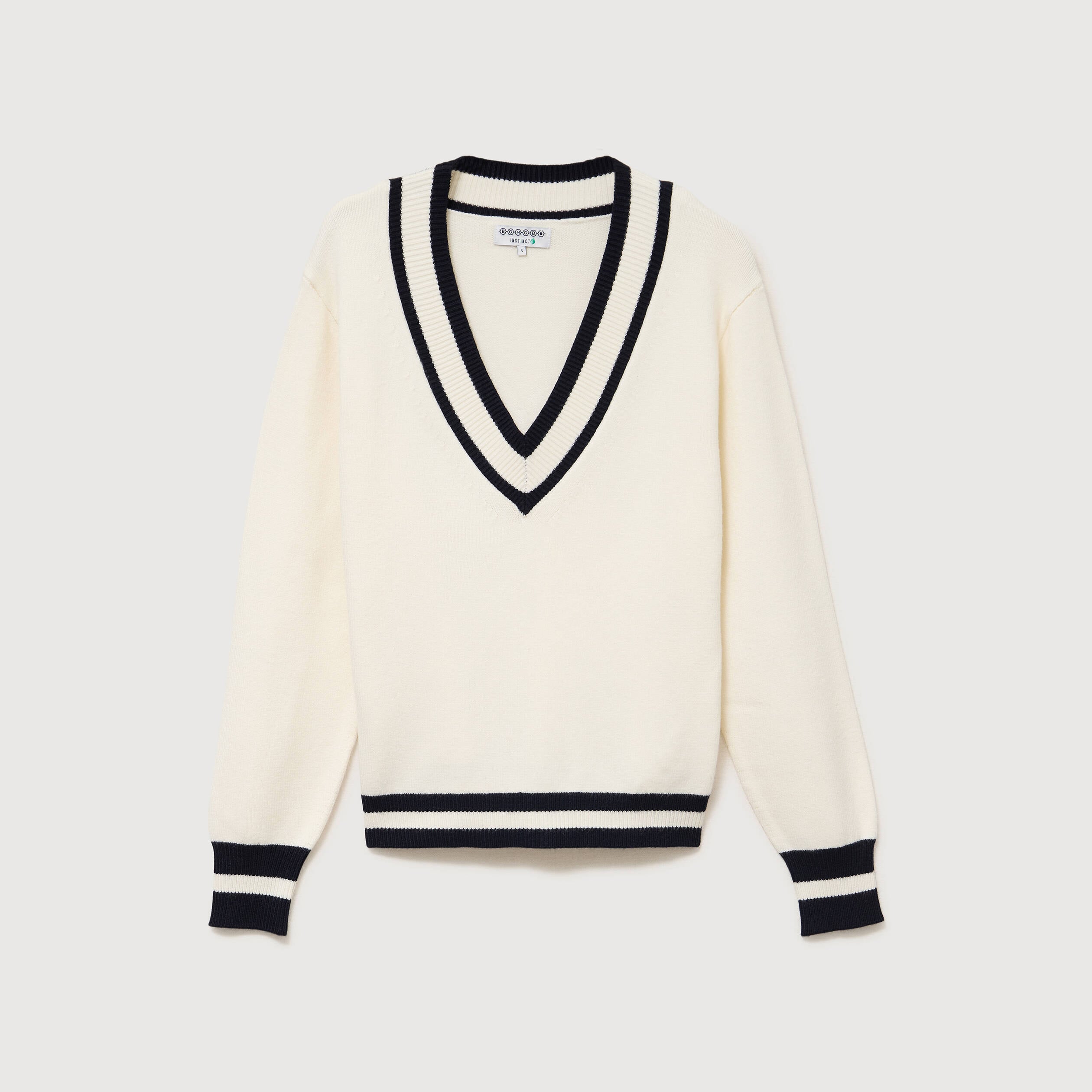 Pull manches longues ecru femme
