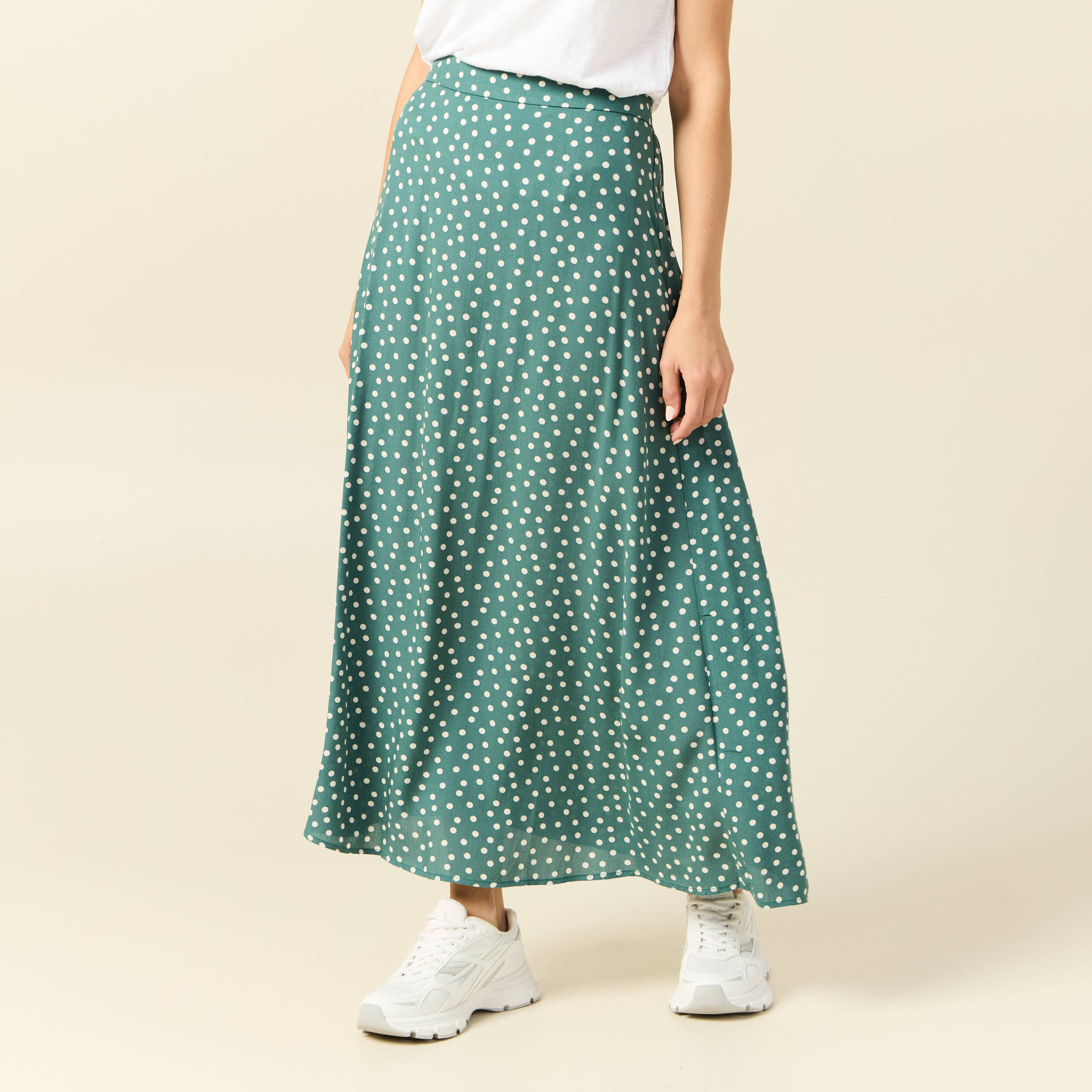 Promo Bonobo Bonobo Jupe Longue Bonobo Jupe Jean Verte Jupe En