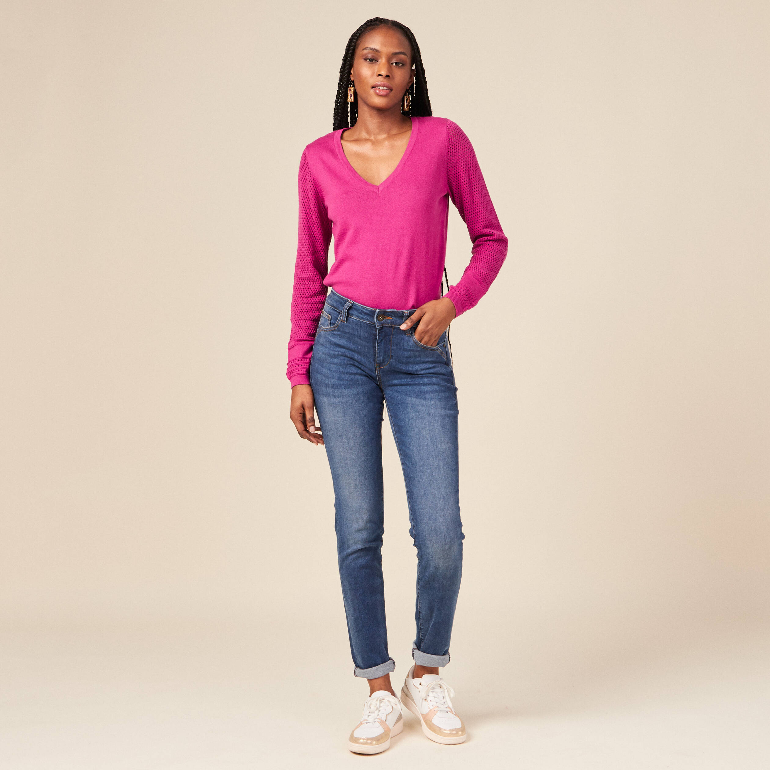 Pull cheap bleu violet