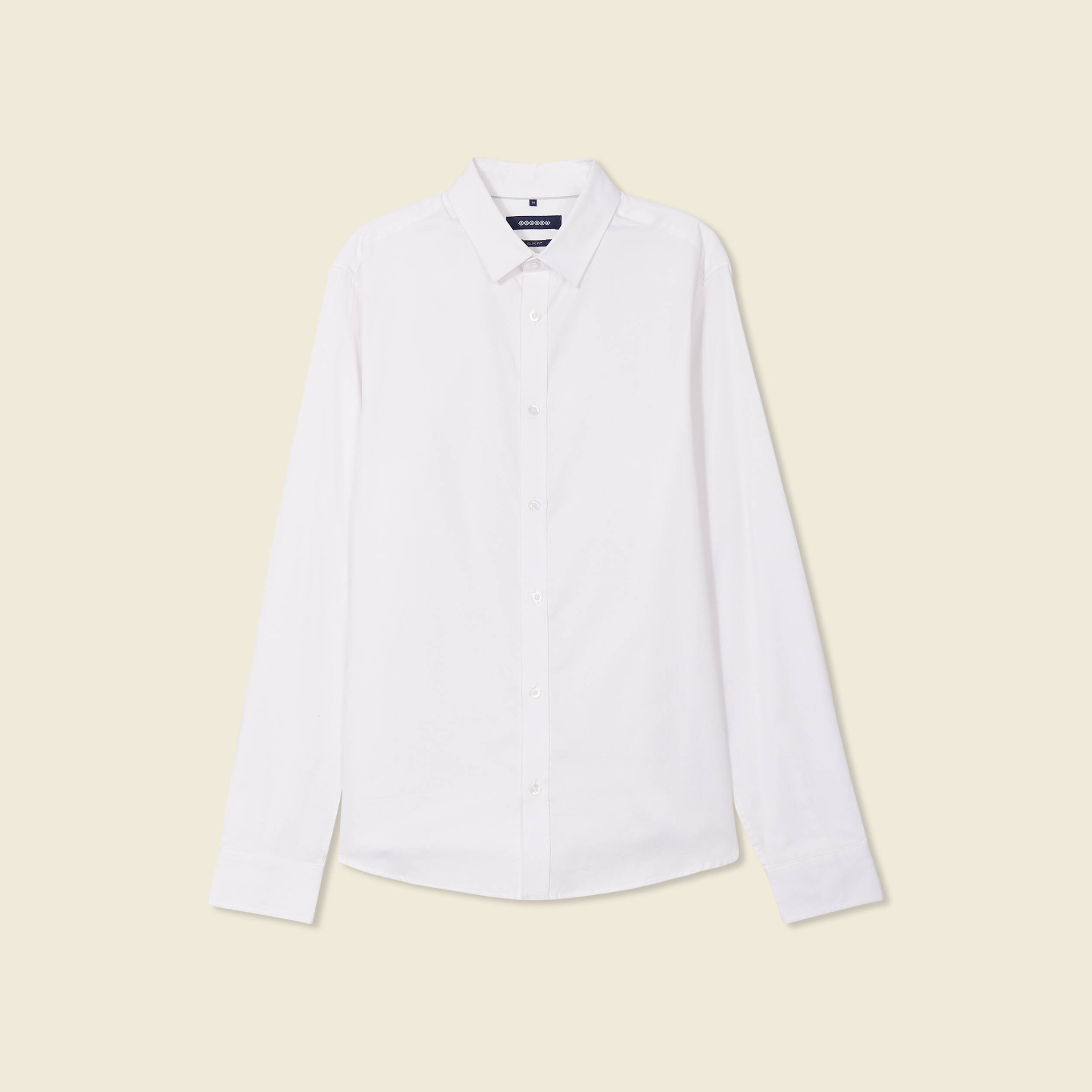 chemise manches longues blanc homme Chemise manches longues blanc homme