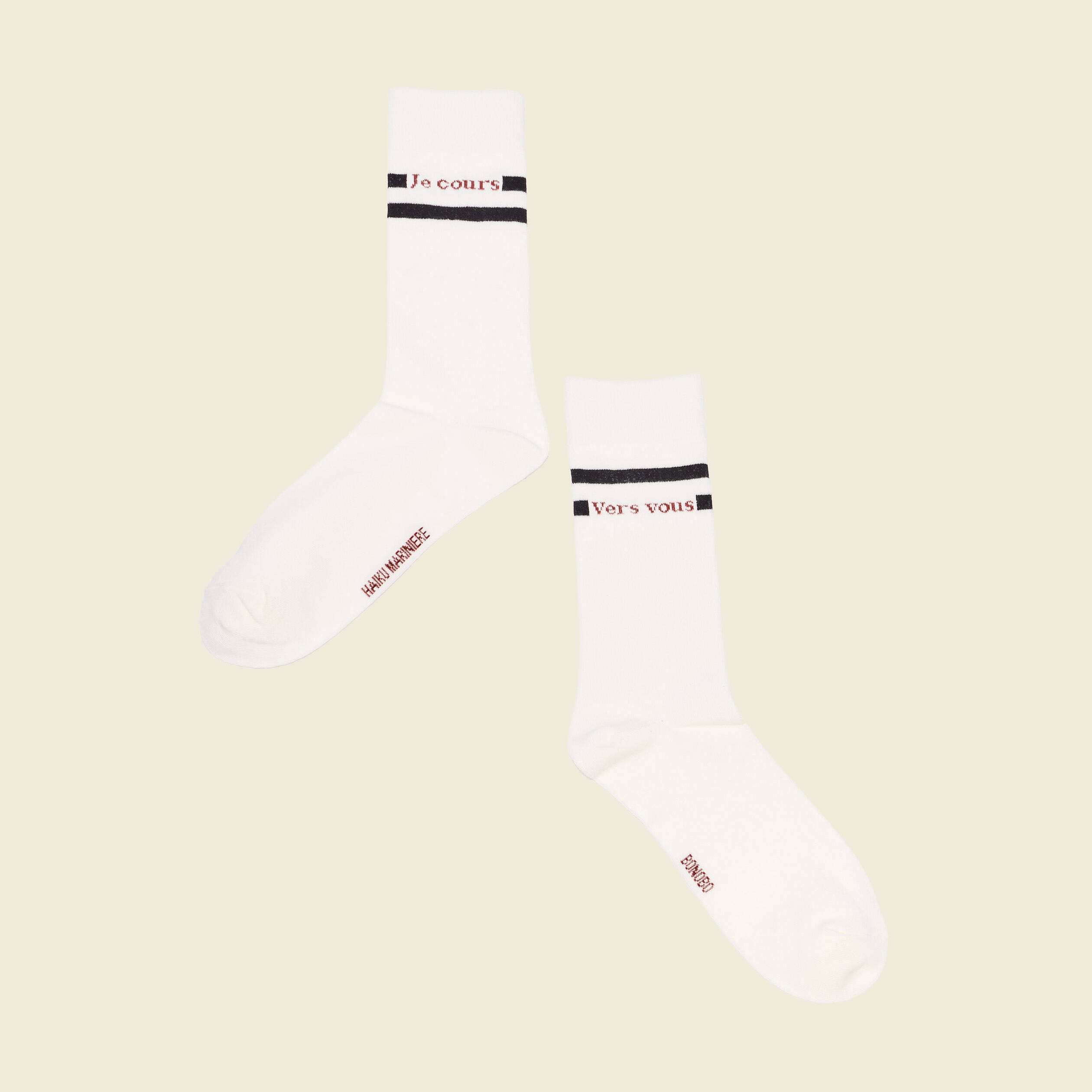 chaussettes ecru homme Chaussettes ecru homme