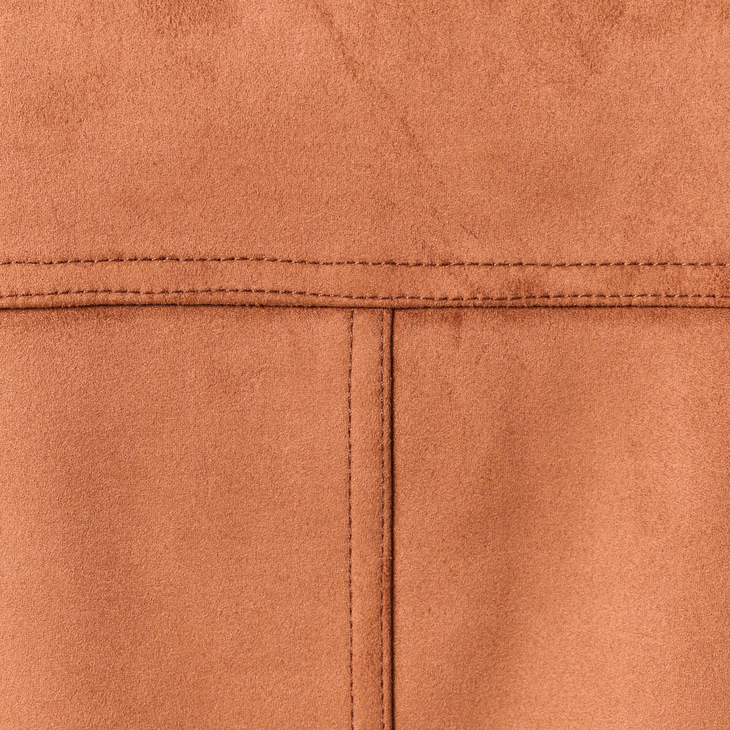 Veste manches longues doubl&eacute;e camel femme