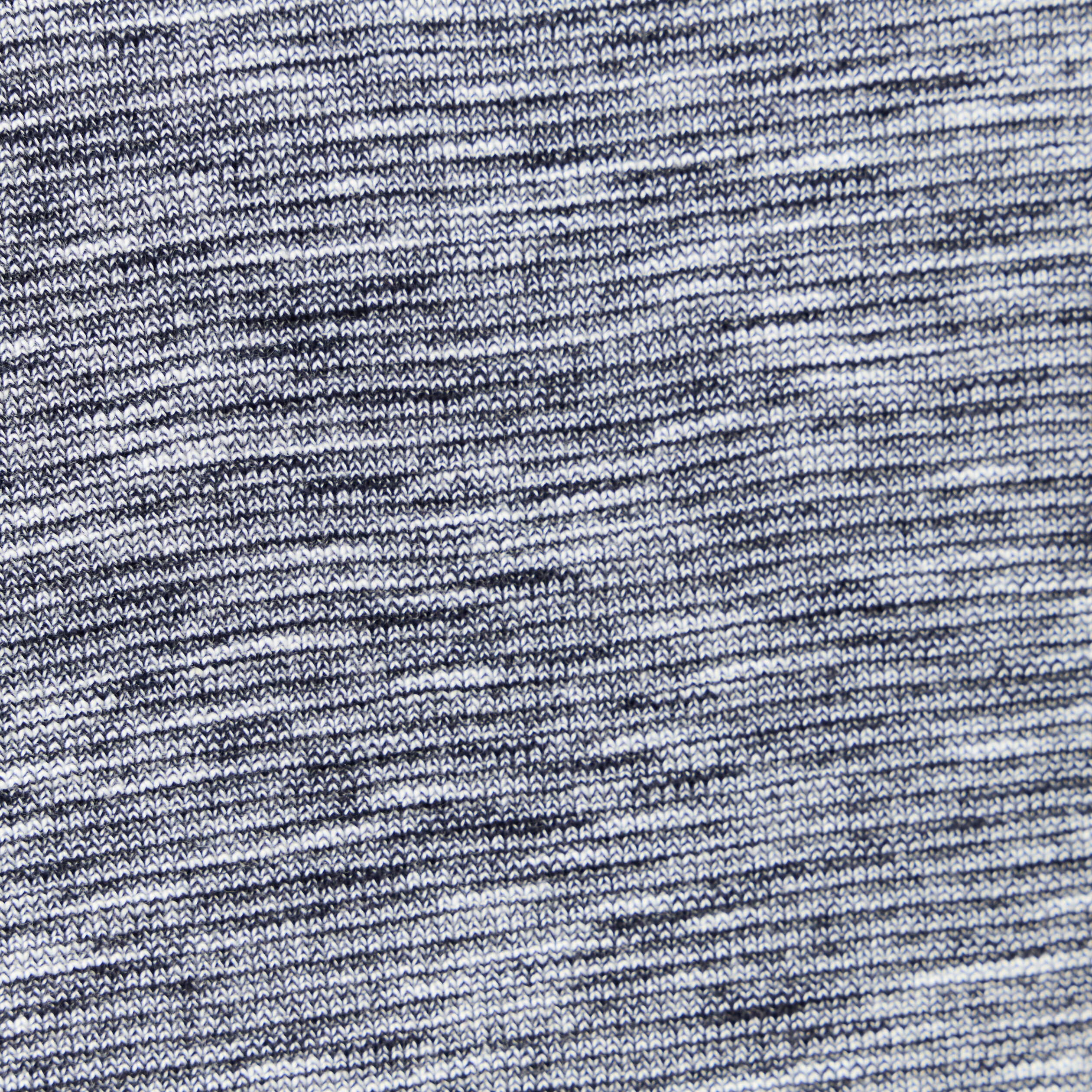 T-shirt en coton manches longues bleu fonc&eacute; homme