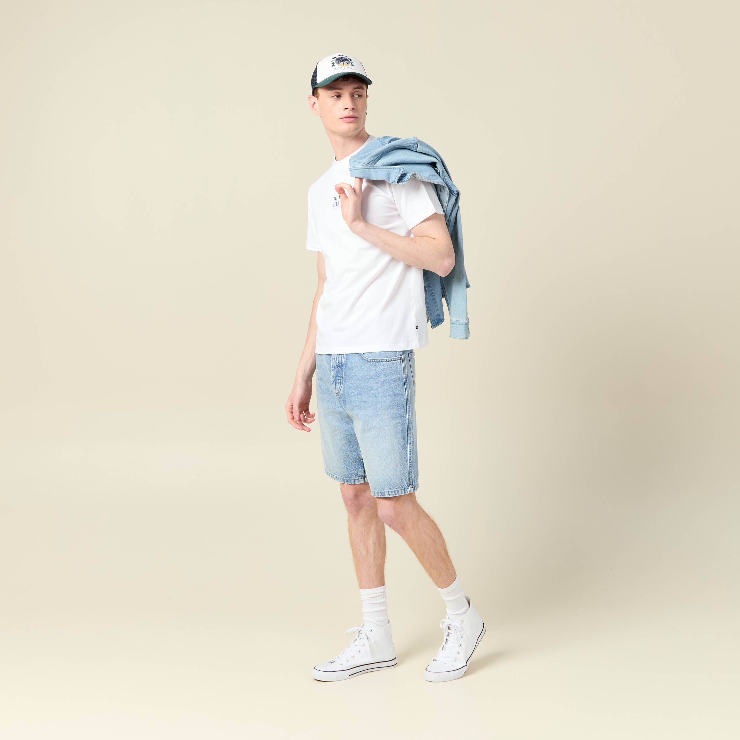 t shirt manches courtes cintre blanc homme T-shirt manches courtes cintré blanc homme