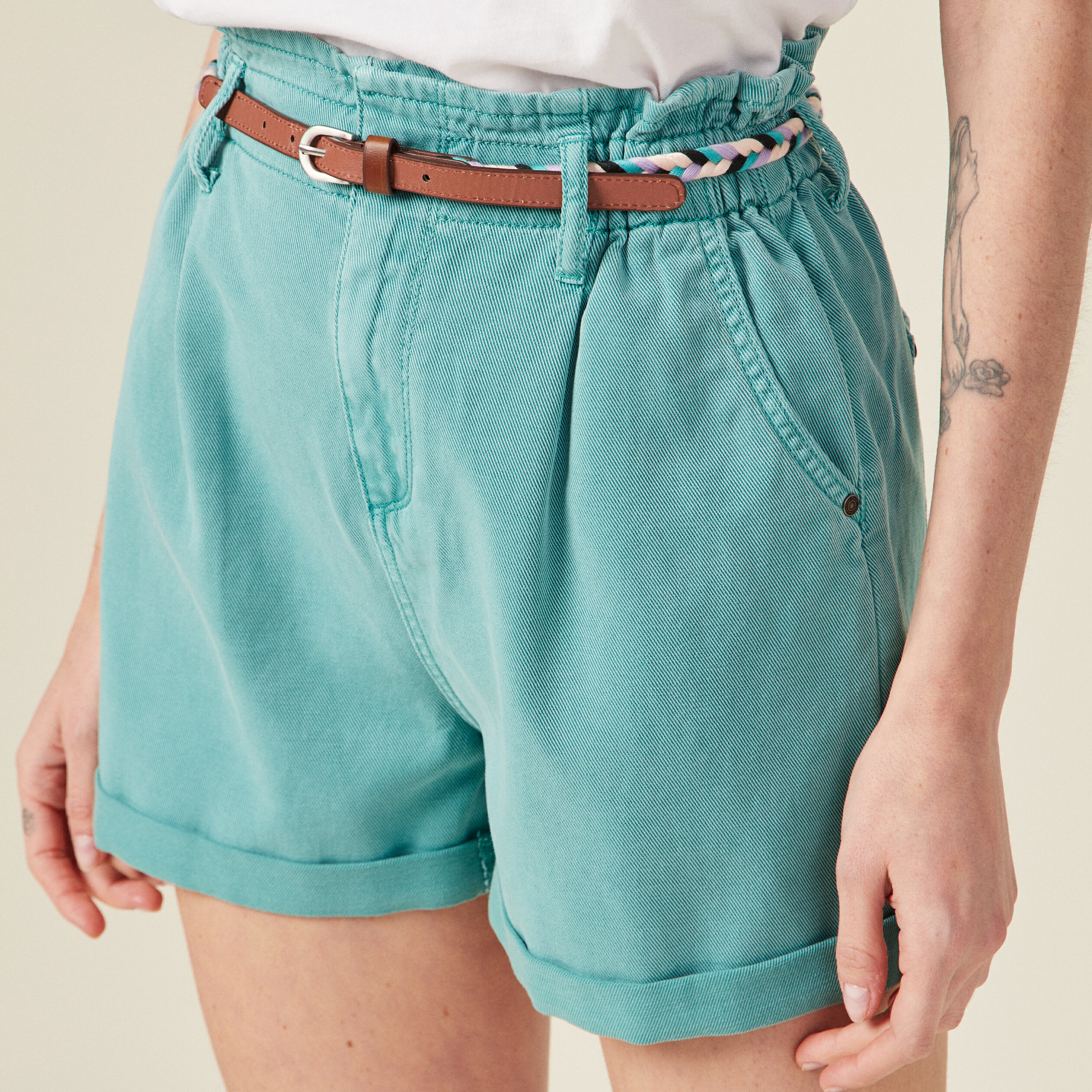 Short turquoise femme clearance