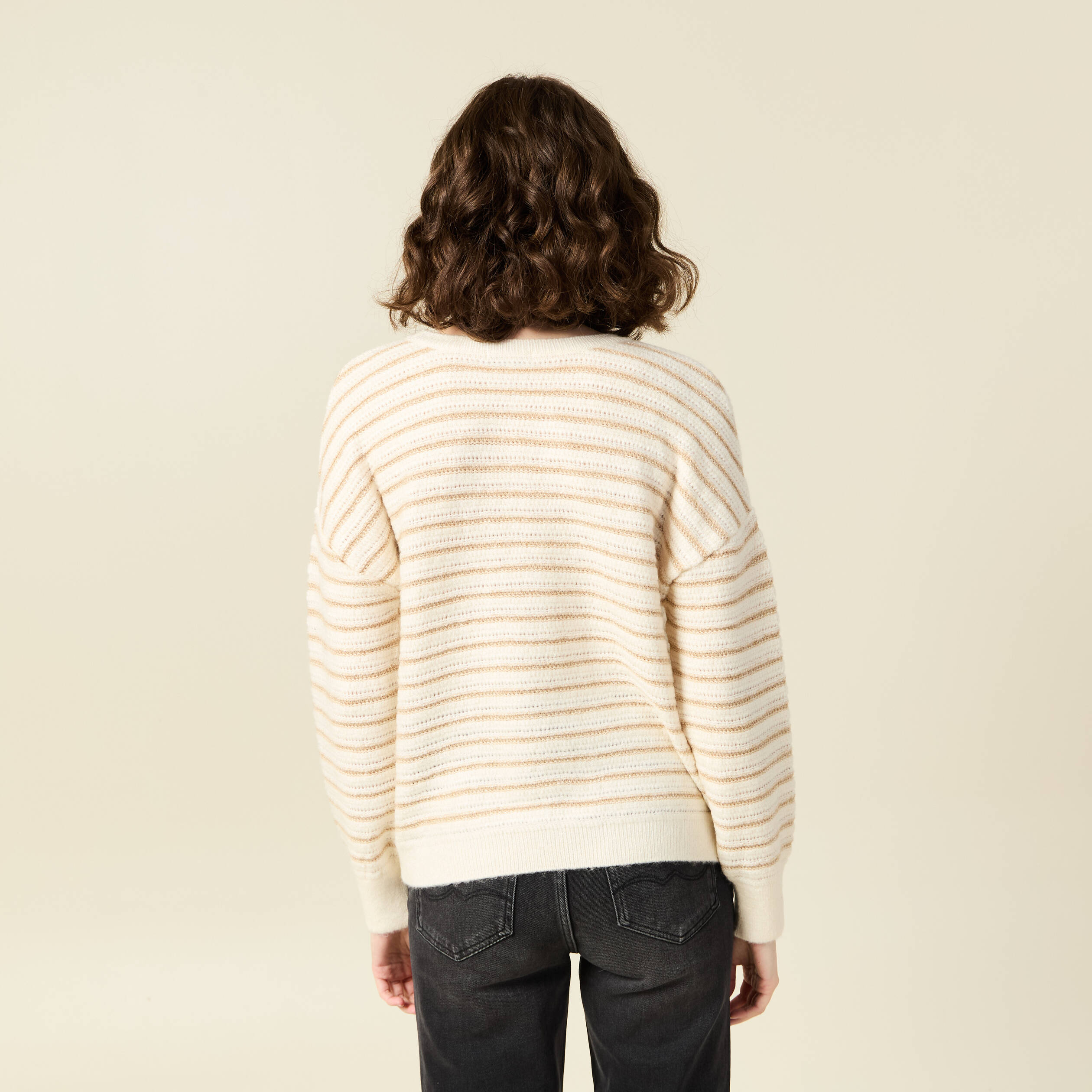 pull manches longues ecru femme Pull manches longues ecru femme