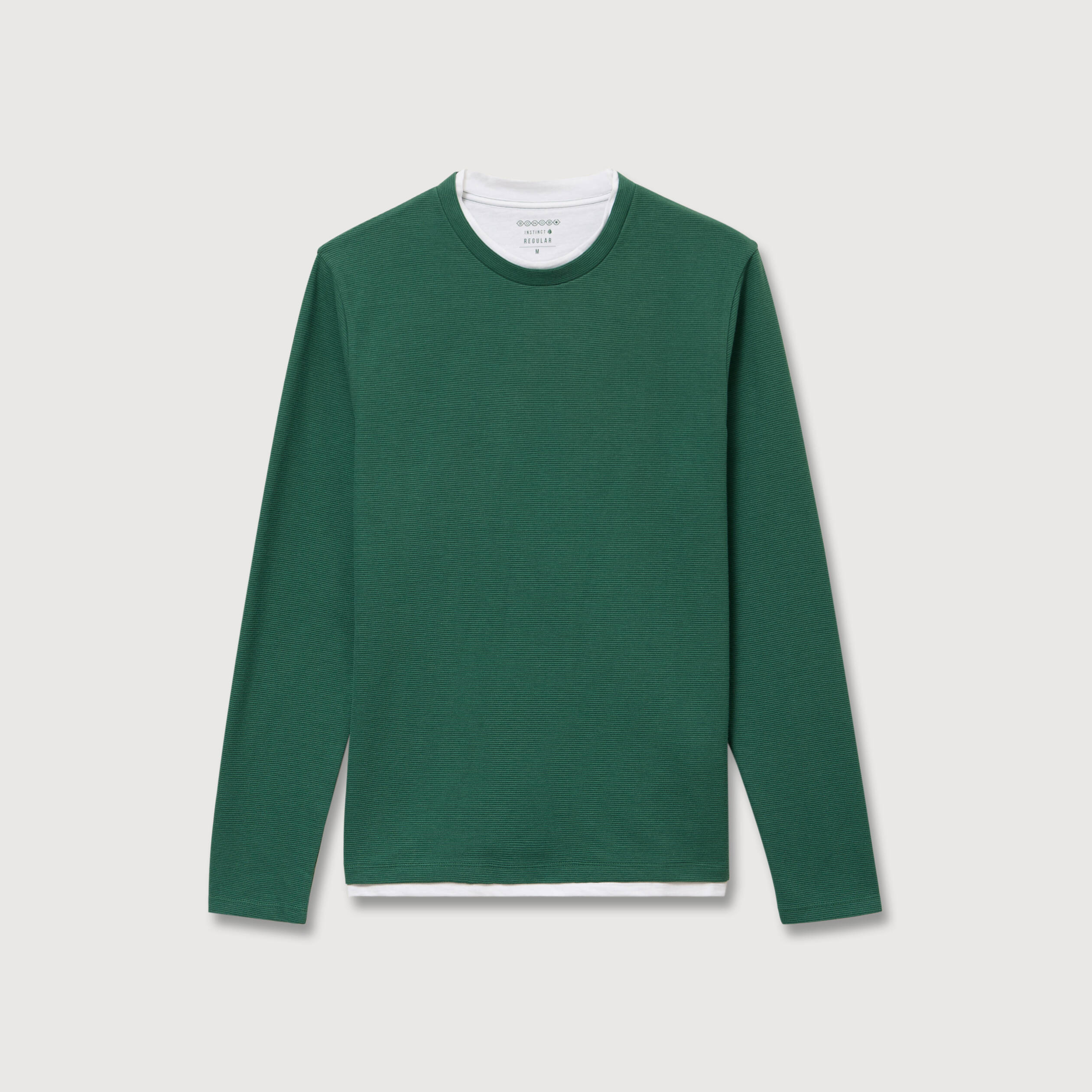 T-shirt manches longues vert homme