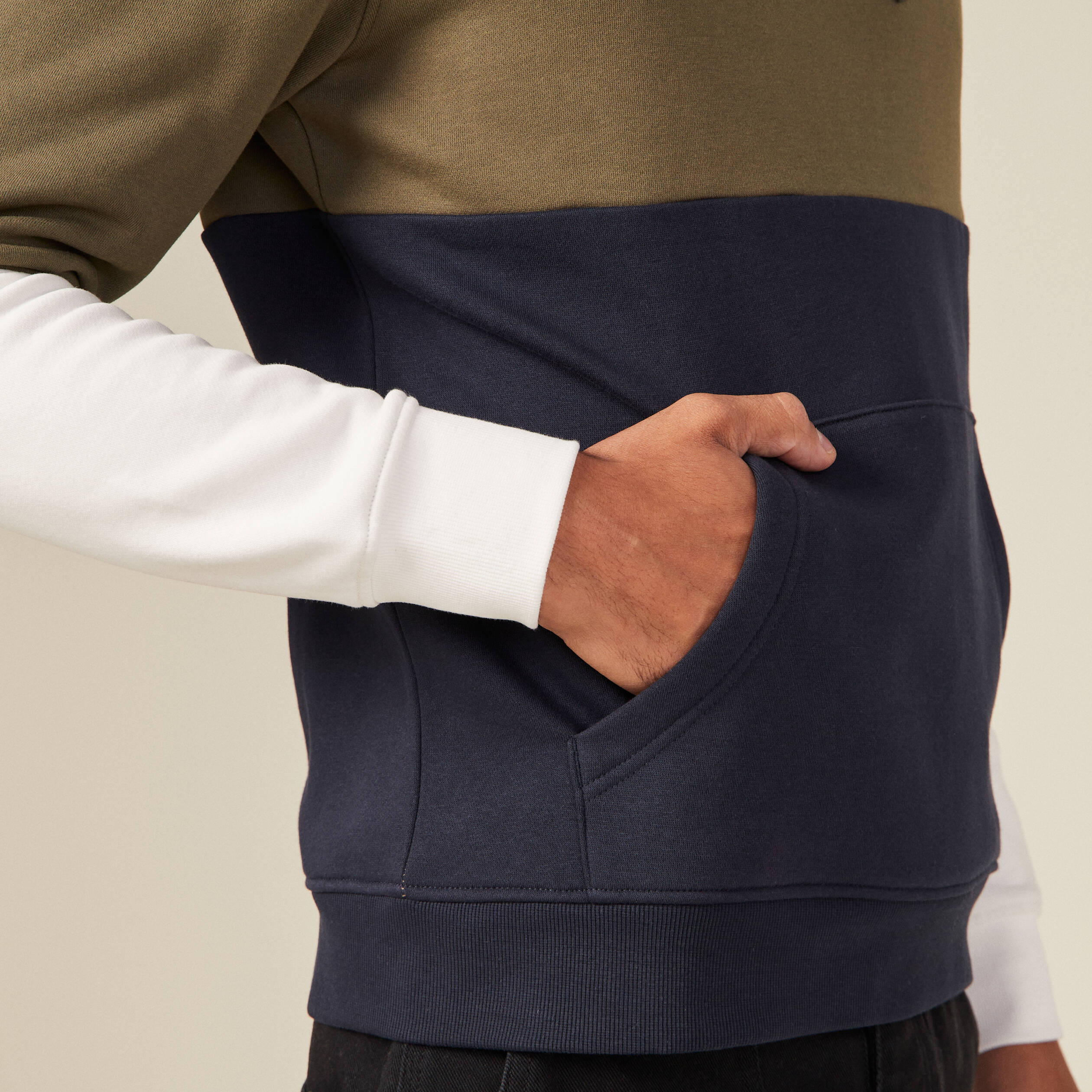 sweat a capuche taupe homme Sweat à capuche taupe homme