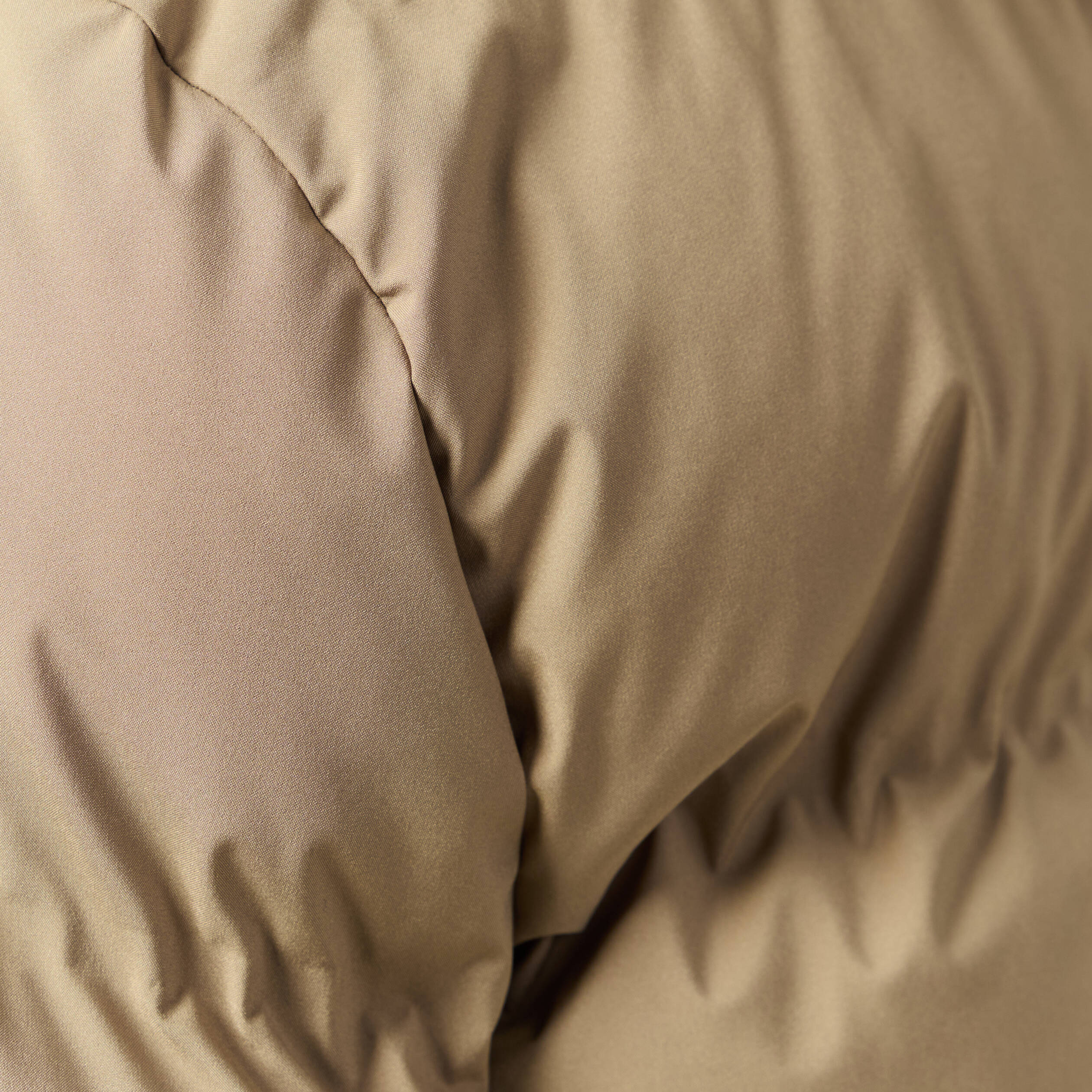 Doudoune avec capuche taupe homme