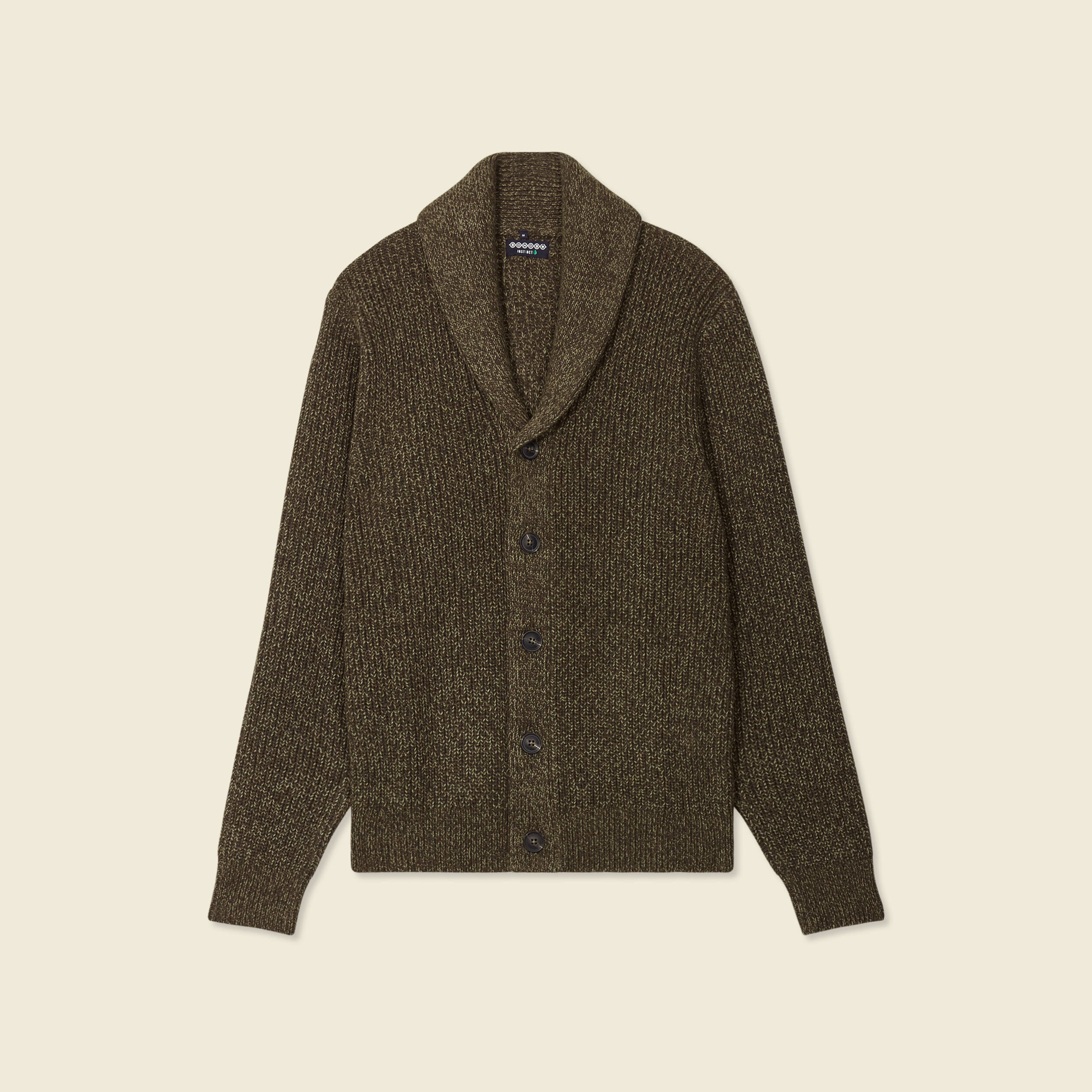 Gilet manches longues marron homme