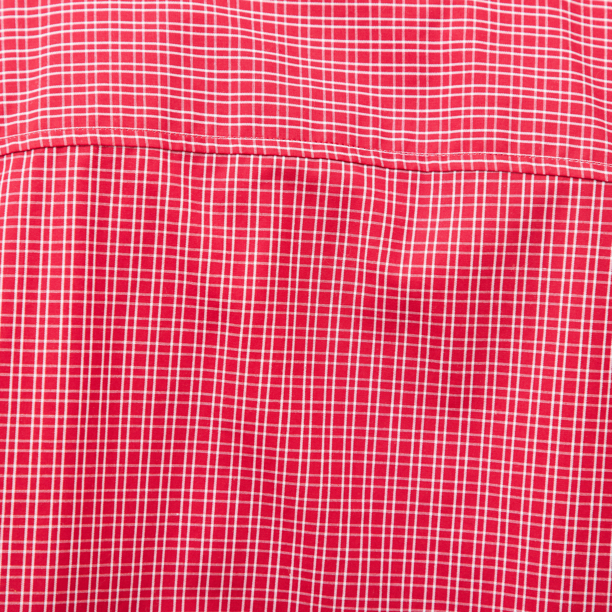 Chemise boyfriend en coton rouge homme