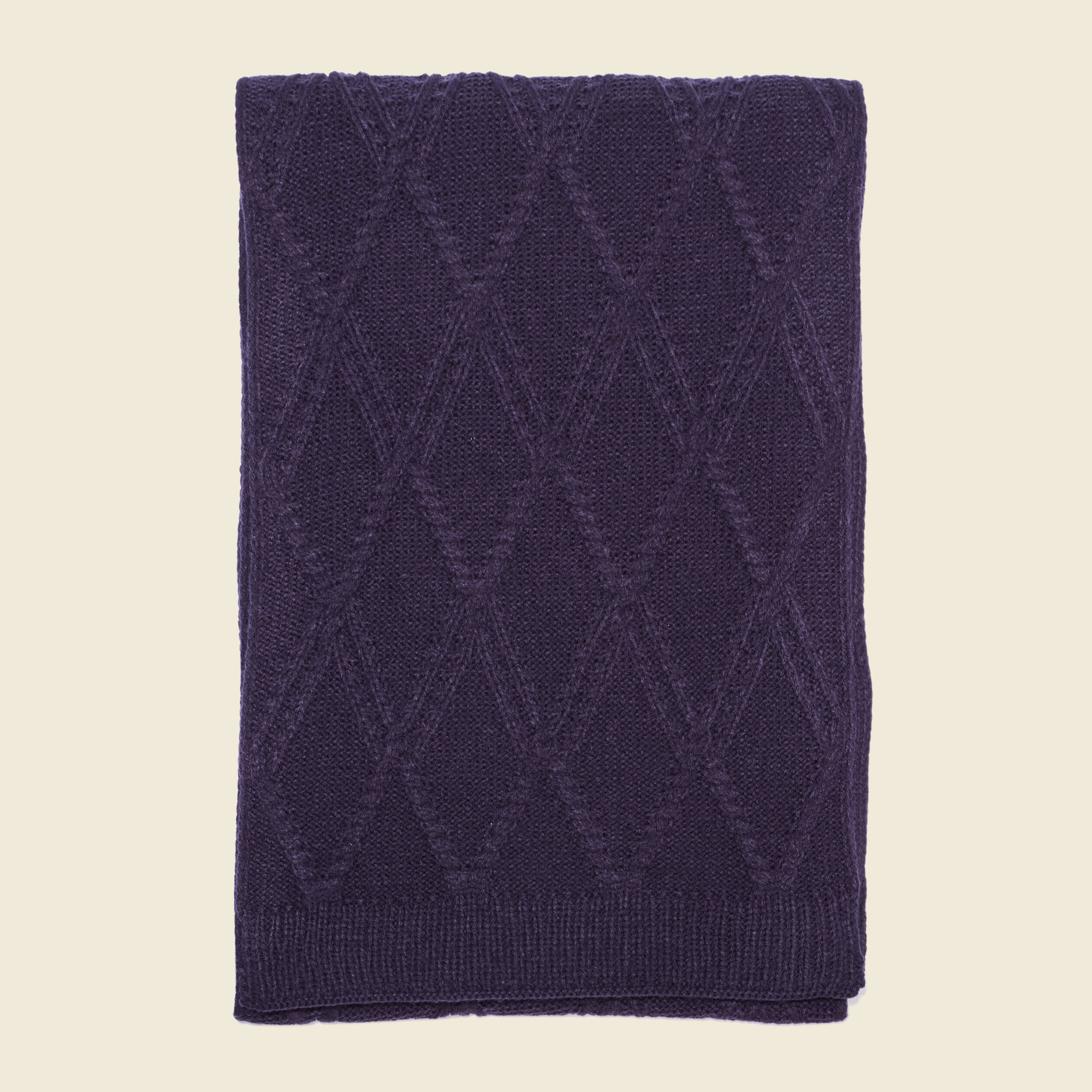 &Eacute;charpe tricot&eacute;e bleu marine homme