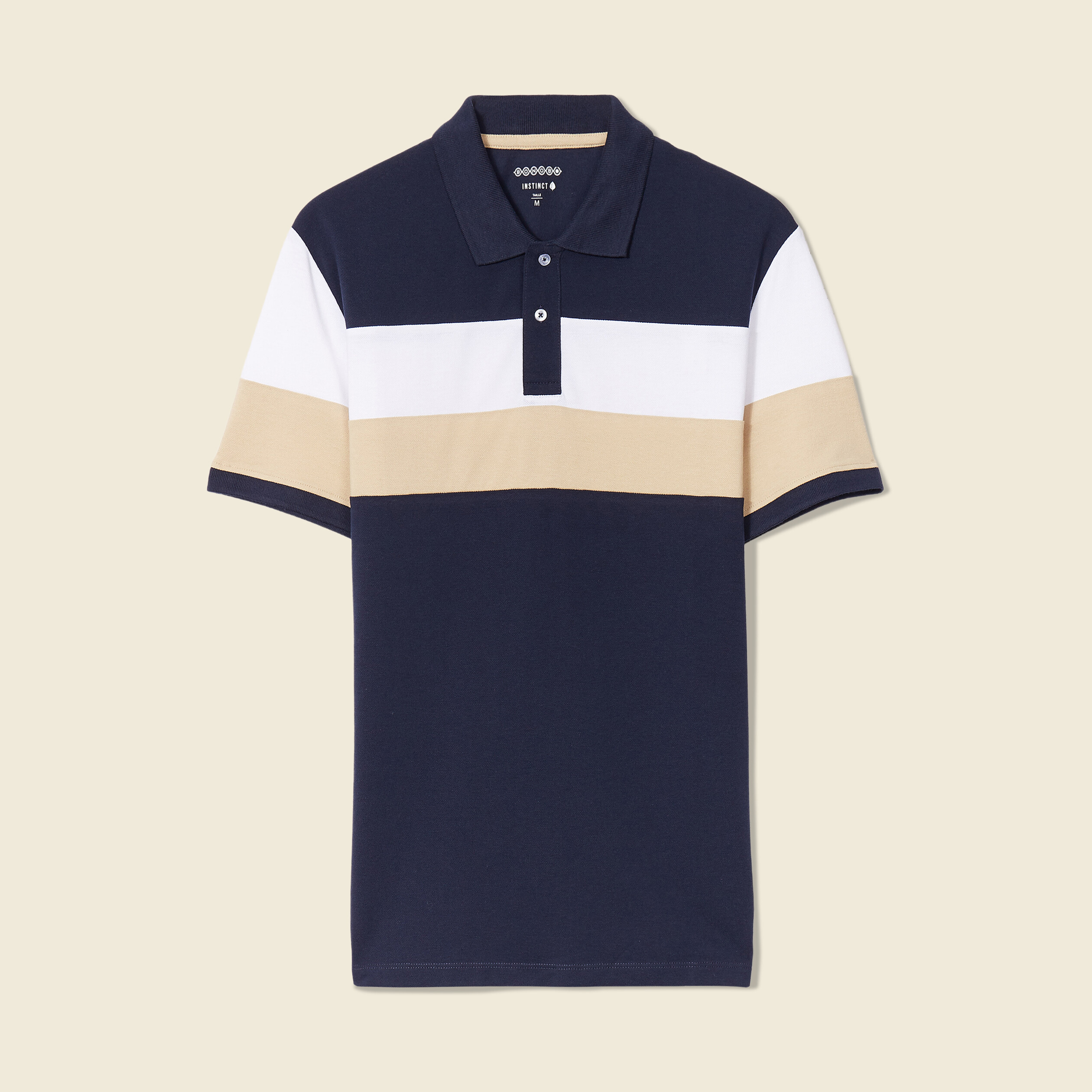 polo eco responsable bleu marine homme Polo éco-responsable bleu marine homme