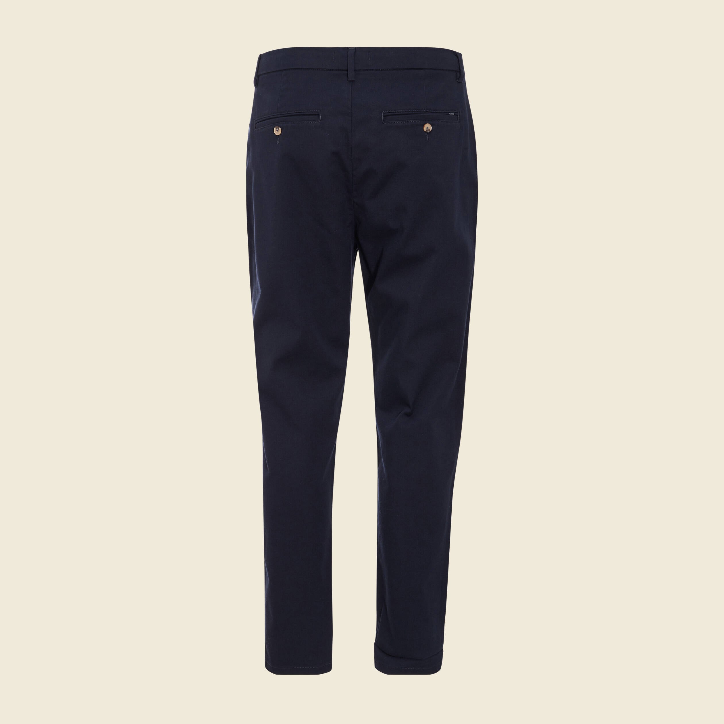 Pantalon chino 7/8&egrave;me bleu marine homme