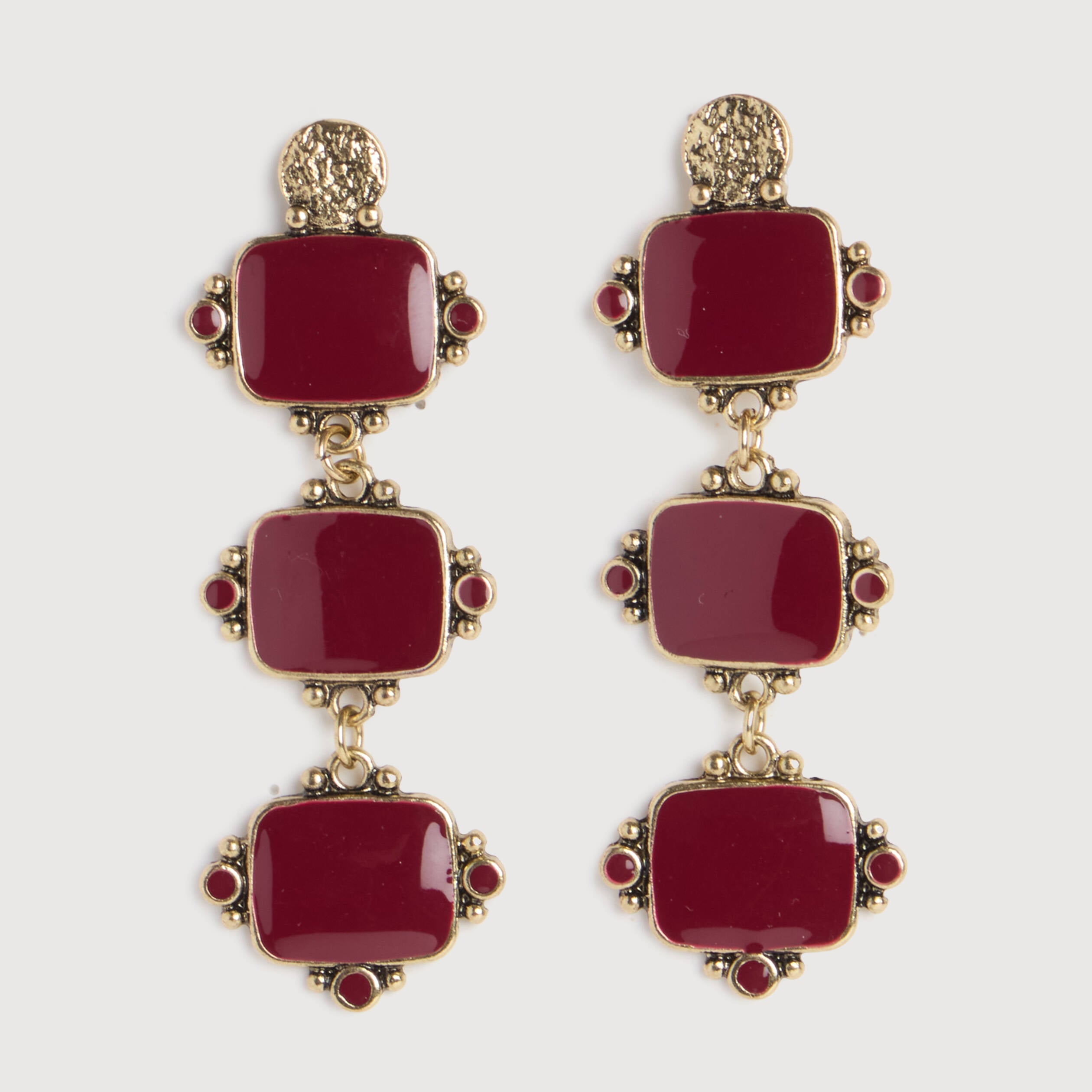 Boucles d'oreilles couleur or femme