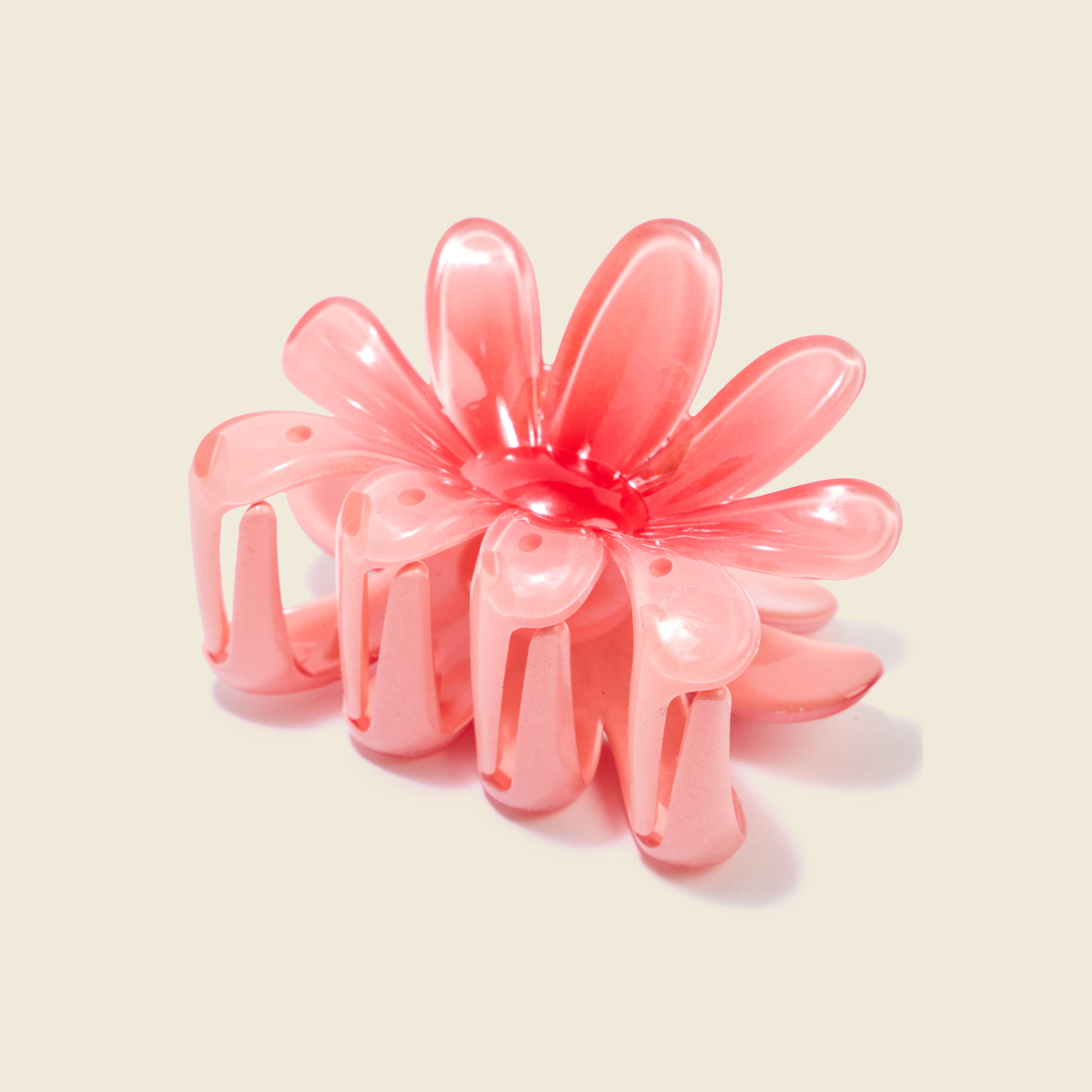 Pince &agrave; cheveux orange fonc&eacute; femme