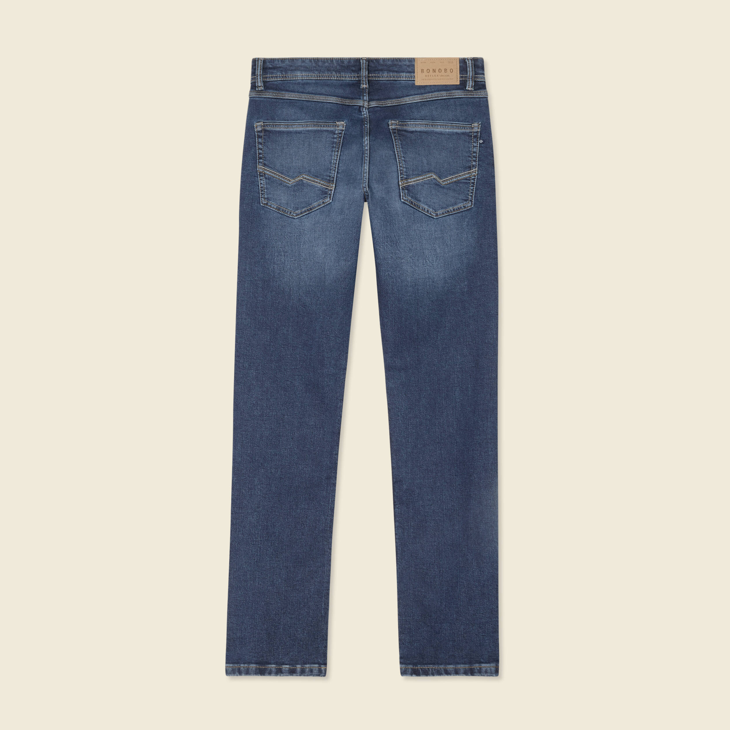 Straight Jeans Jean Homme Bonobo Jeans Straight Denim Brut Homme