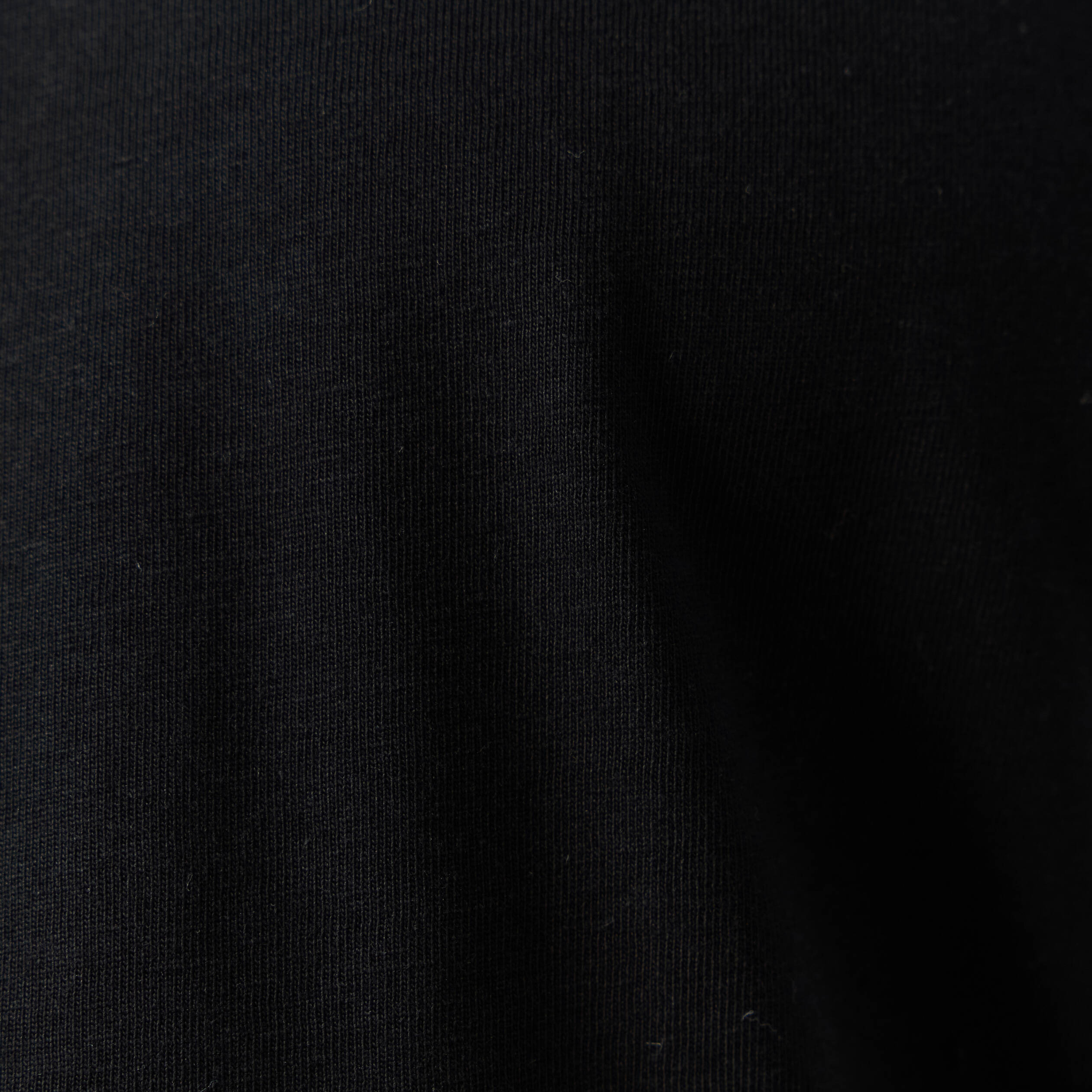 T-shirt en coton manches longues noir homme
