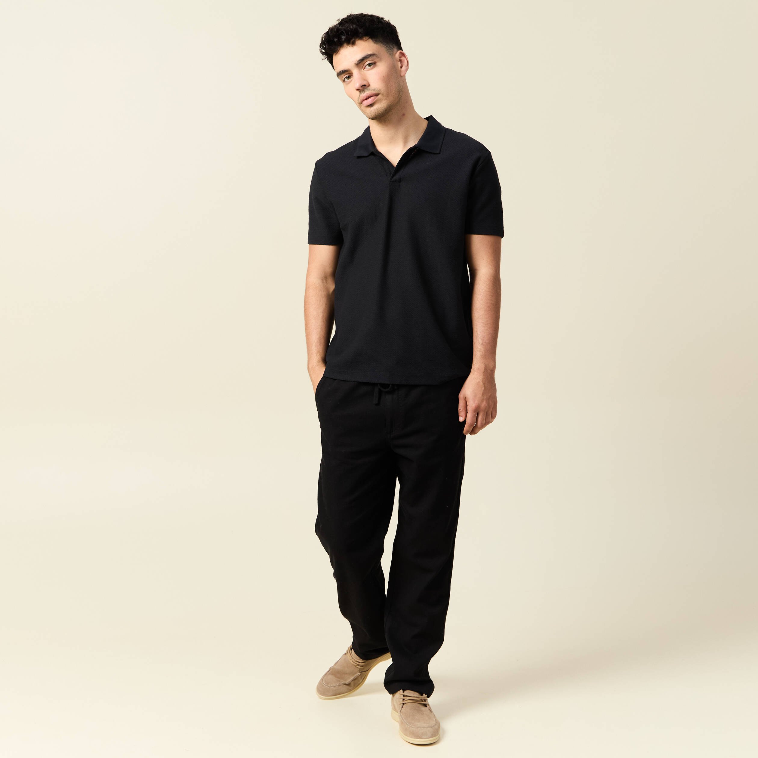 polo manches courtes noir homme Polo manches courtes noir homme