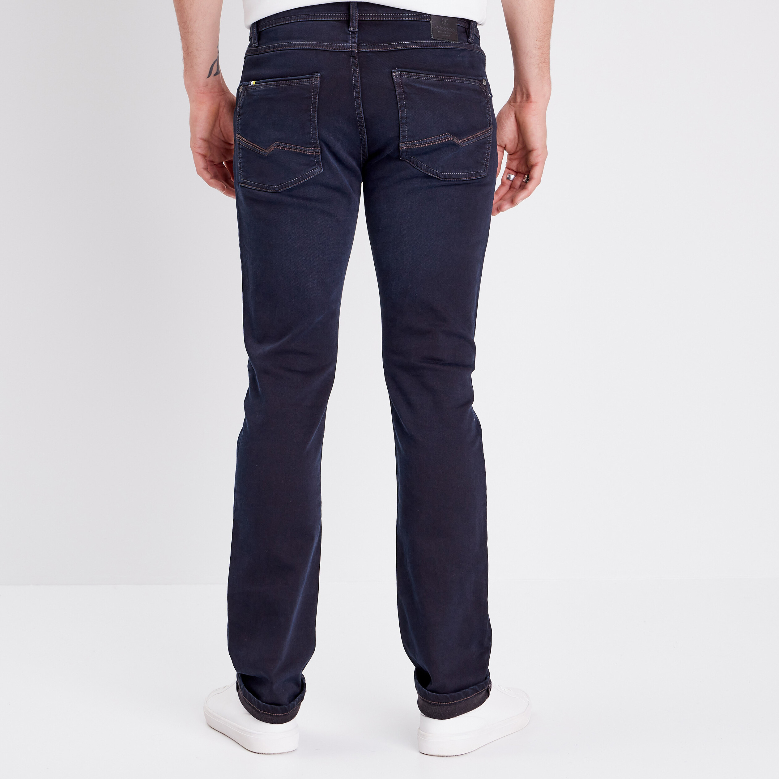 Jeans straight ultra stretch denim brut clean homme