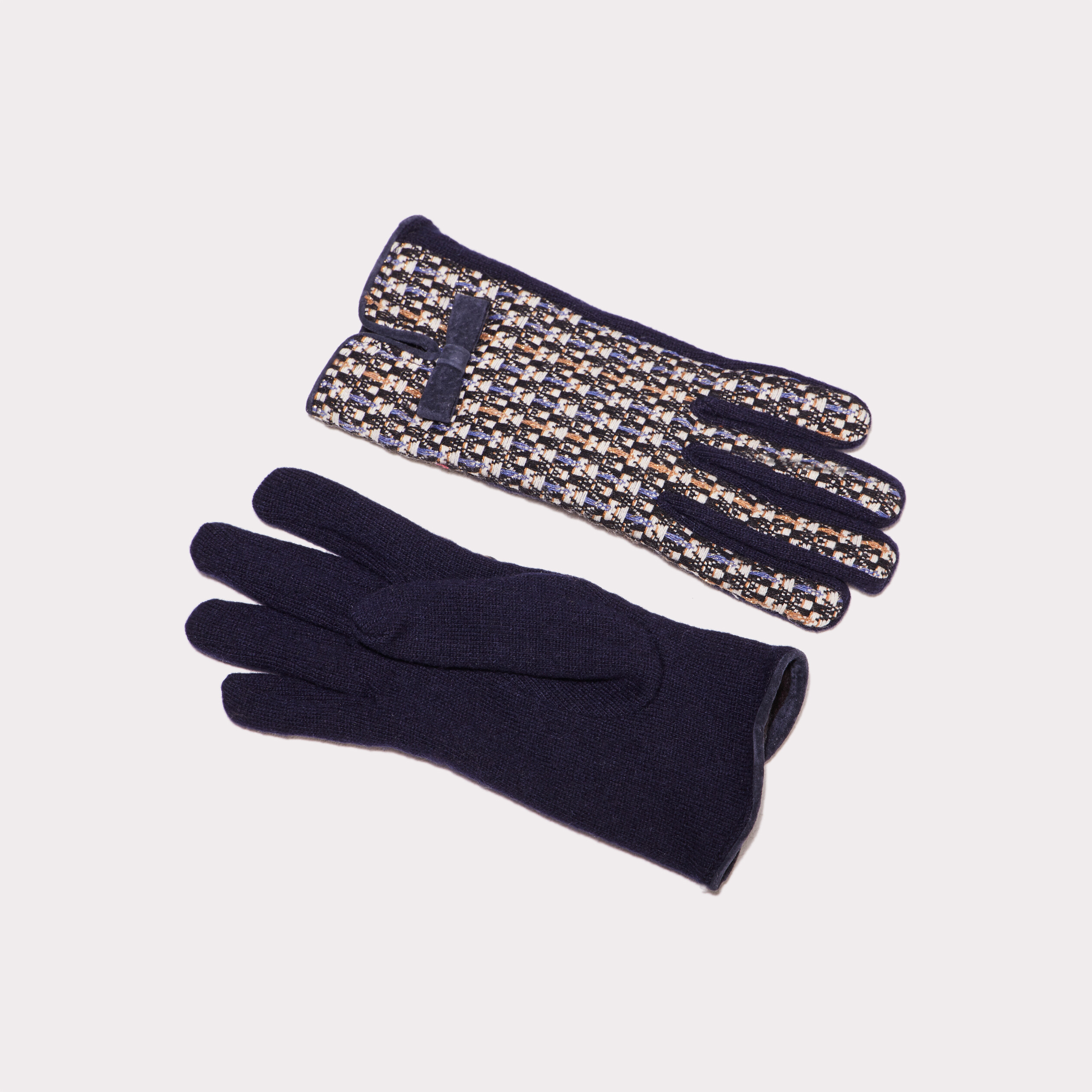 Gants bleu marine femme