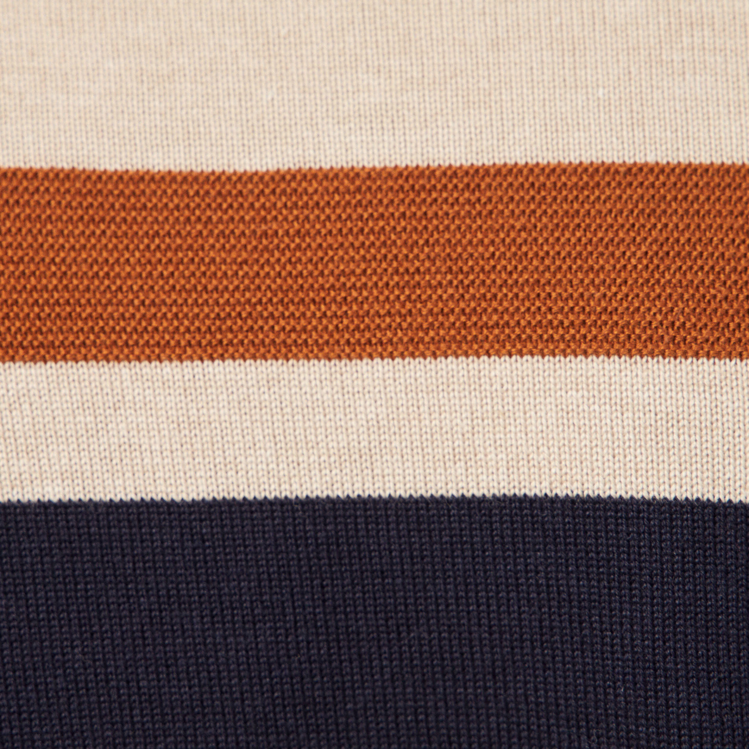 Pull manches longues marron homme