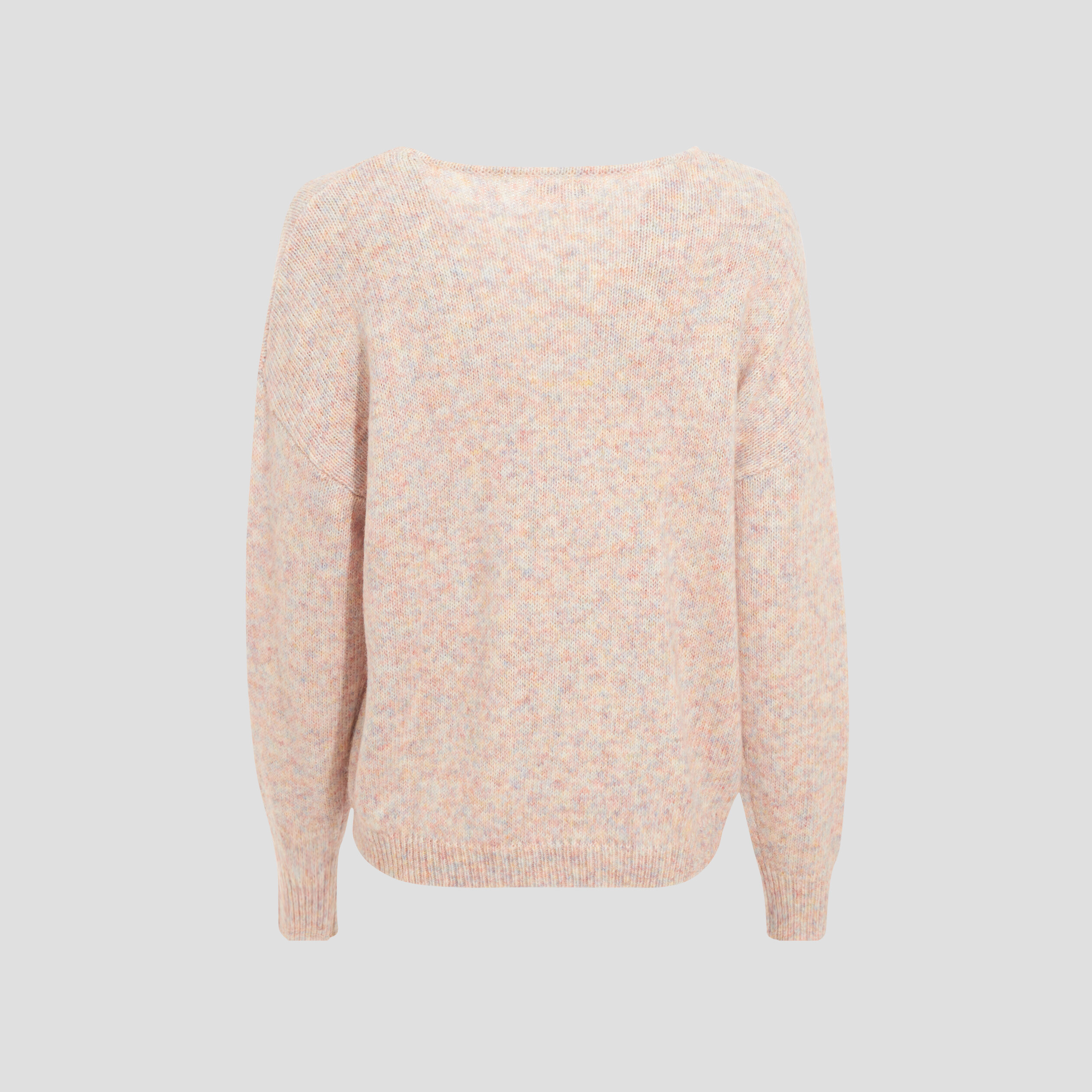 Pull manches longues violet foncé femme