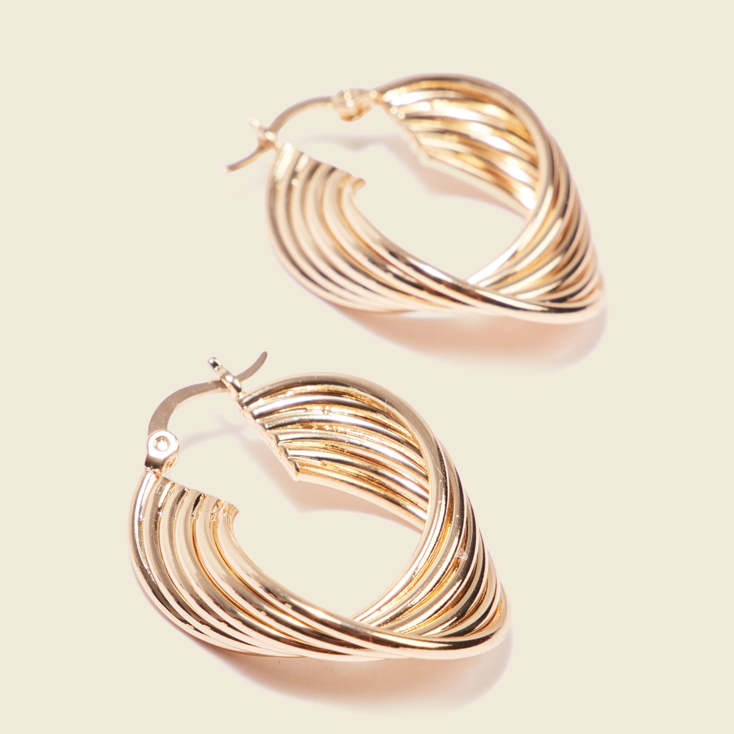 boucles doreilles creoles couleur or femme Boucles d'oreilles créoles couleur or femme
