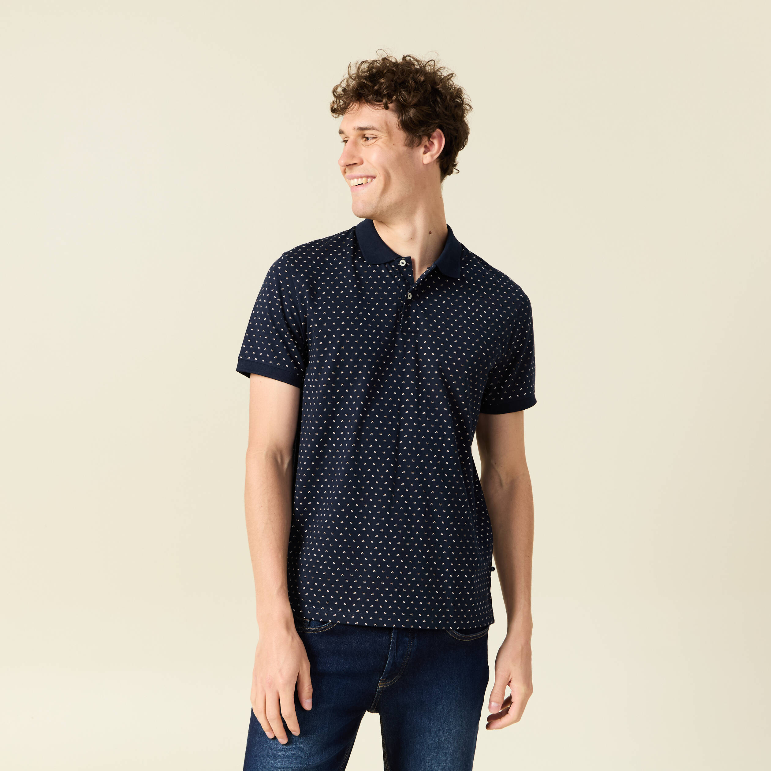 polo eco responsable bleu marine homme Polo éco-responsable bleu marine homme