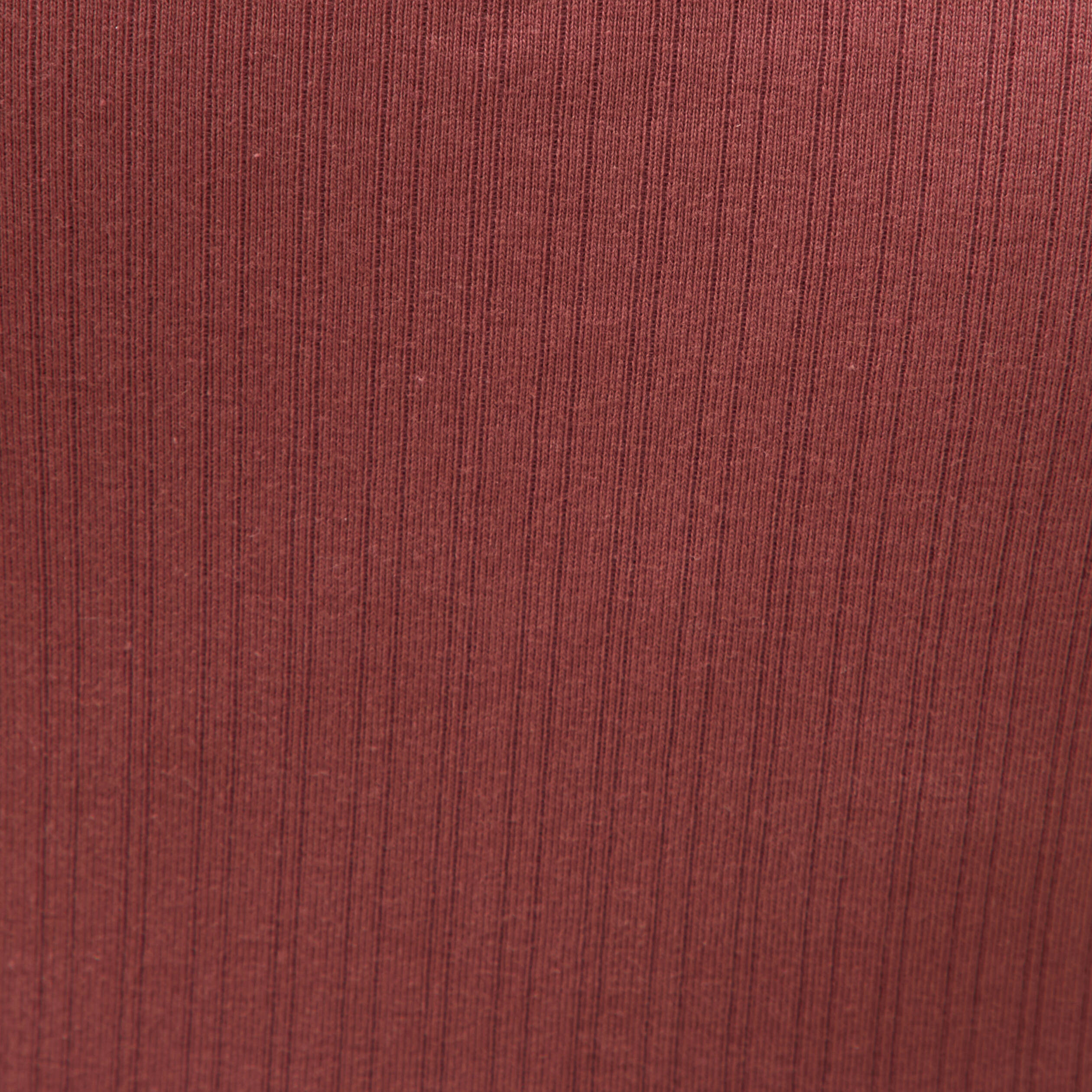 D&eacute;bardeur cropped d&eacute;collet&eacute; doubl&eacute; marron cognac femme