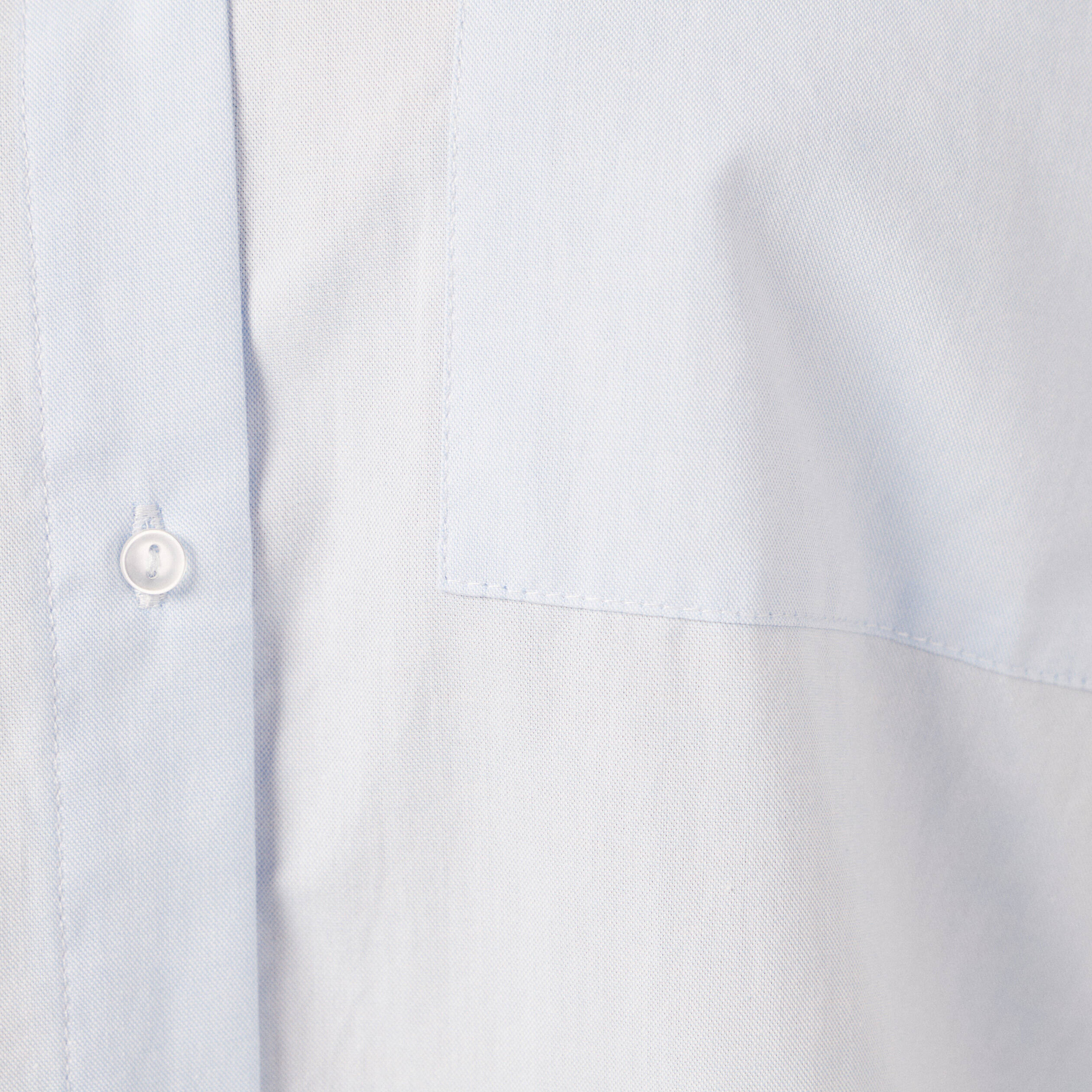 Chemise manches longues bleu ciel femme