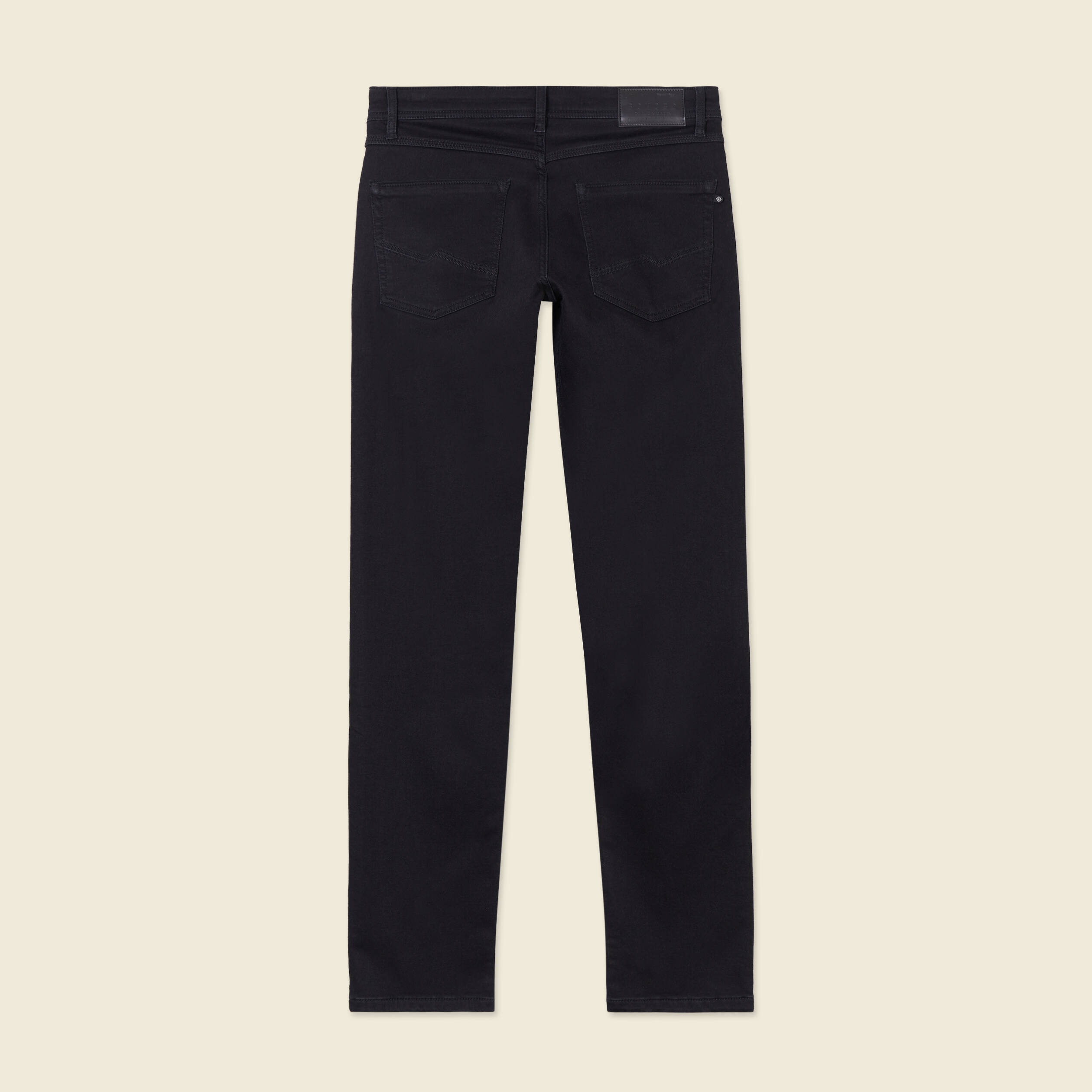 jeans straight 5 poches denim noir homme Jeans straight 5 poches denim noir homme