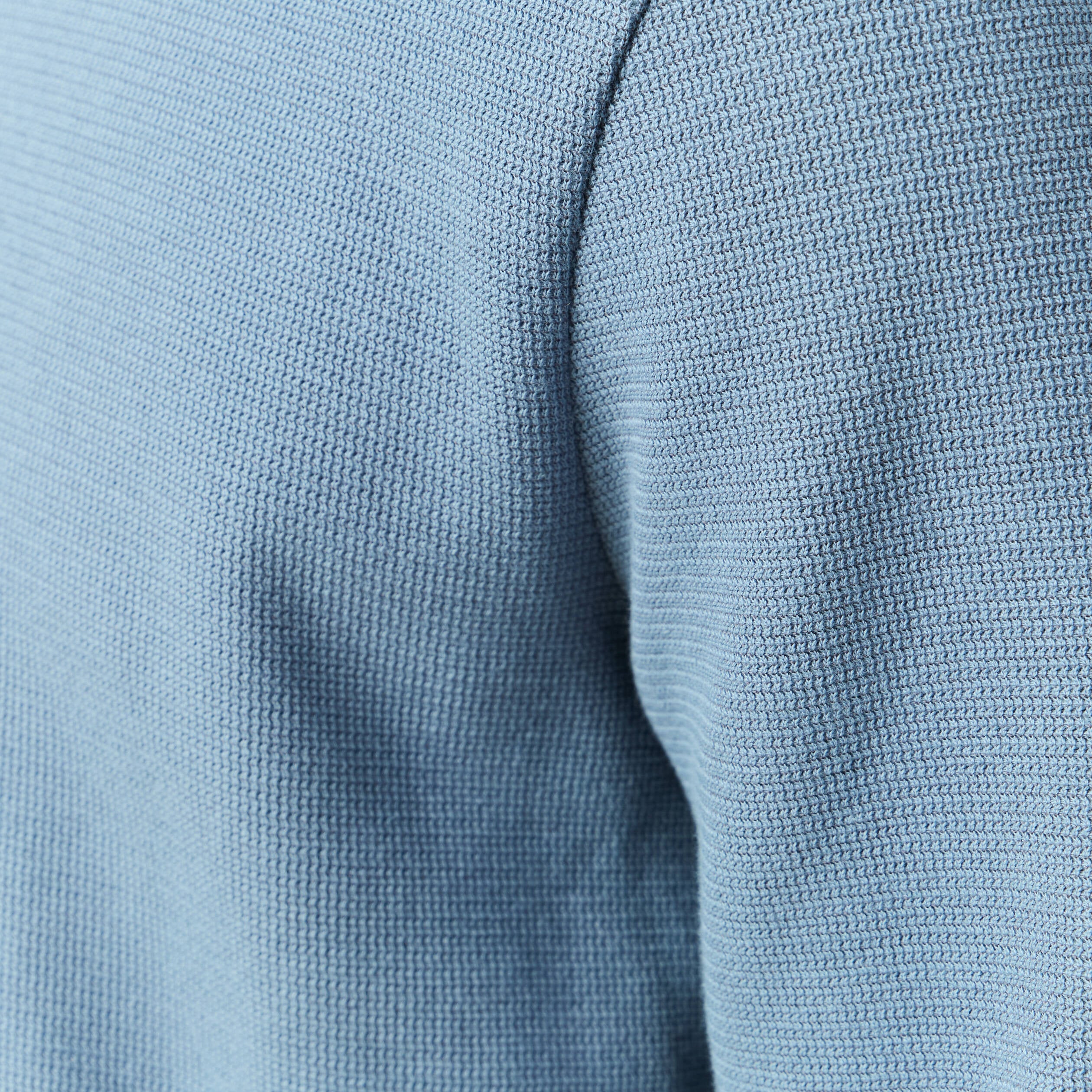 T-shirt manches longues bleu fonc&eacute; homme