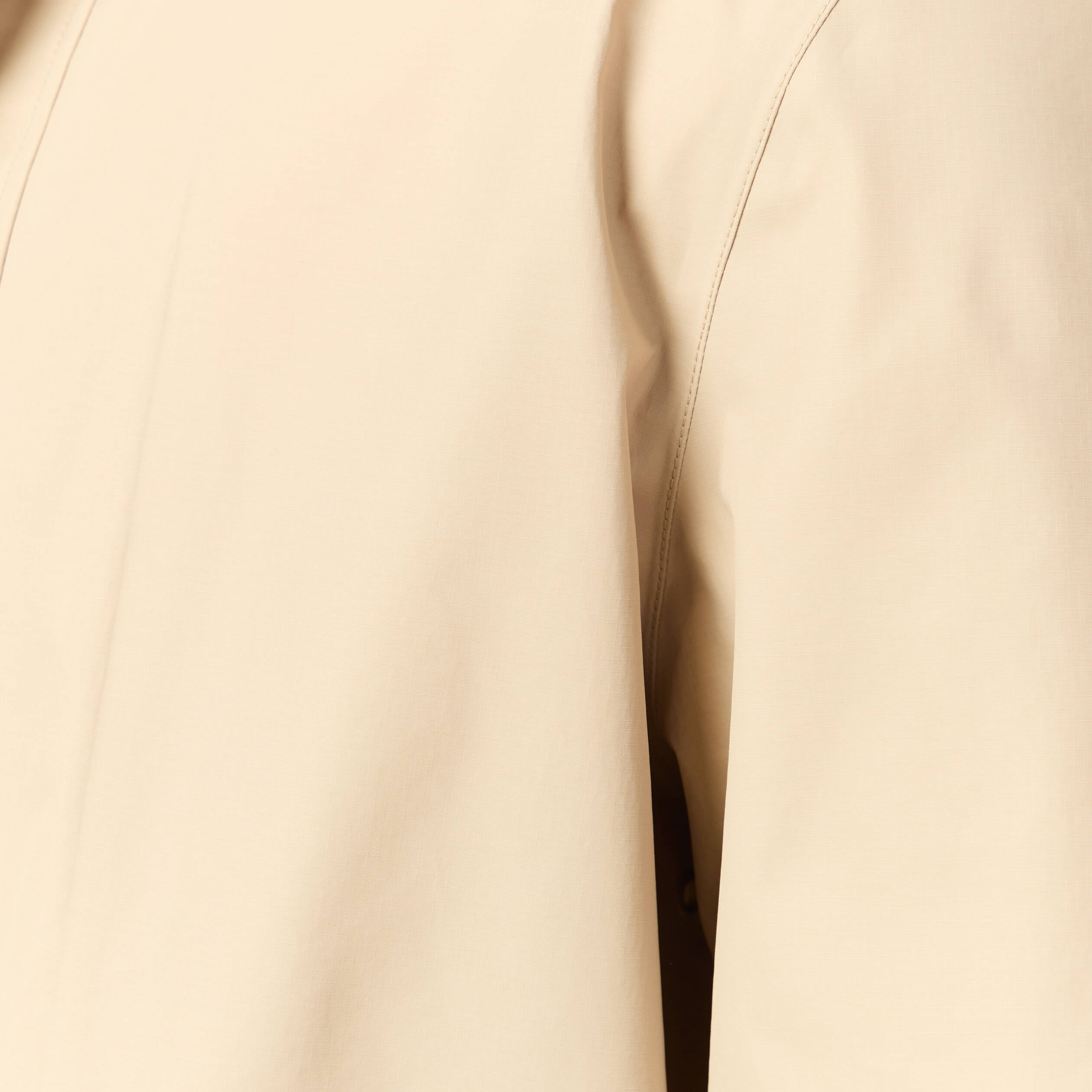 Trench manches longues col montant beige homme