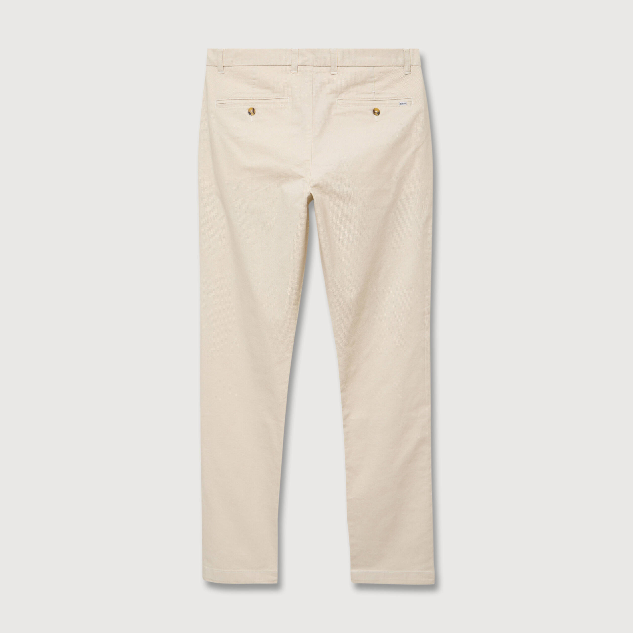 Pantalon chino slim gris homme