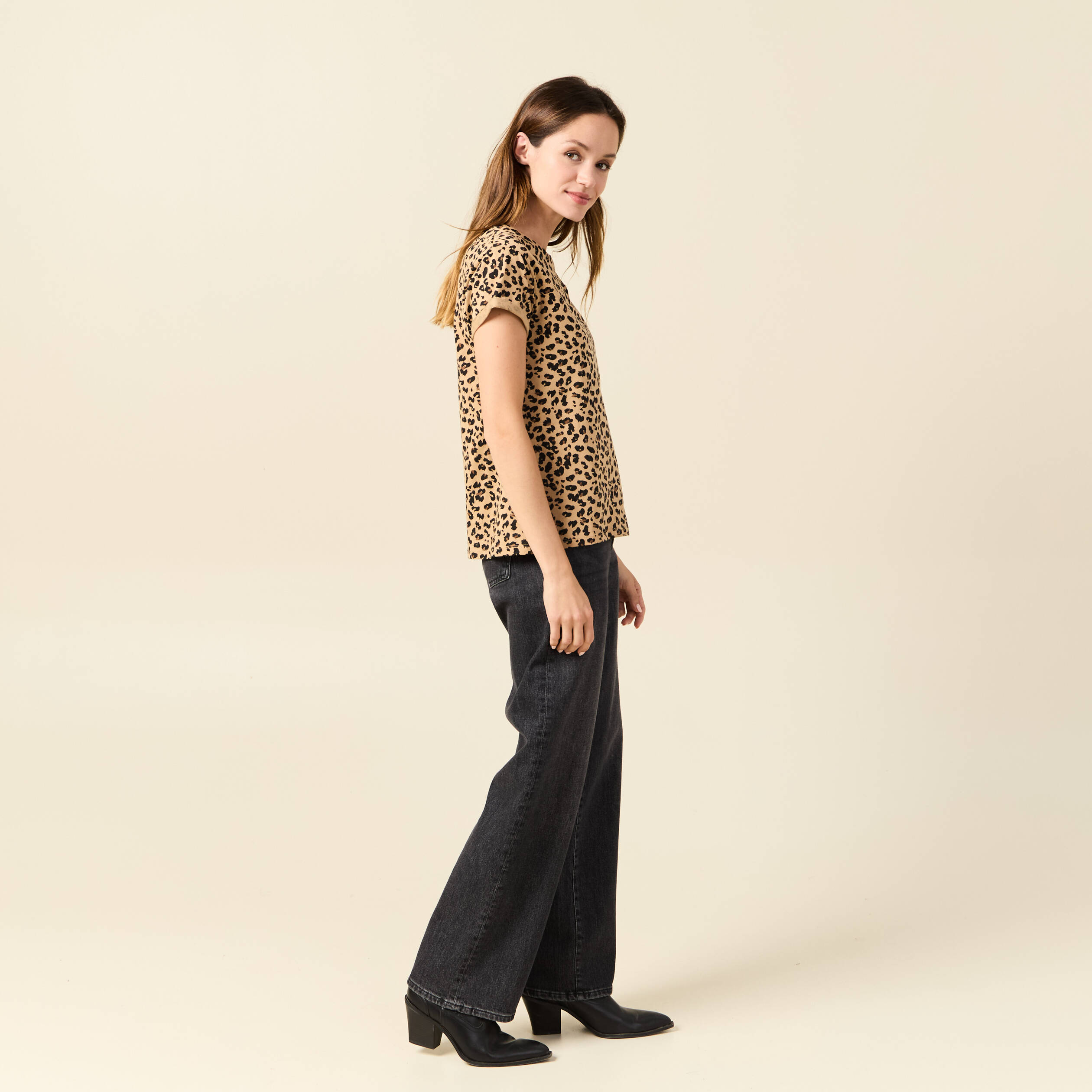 t shirt manches courtes camel femme T-shirt manches courtes camel femme