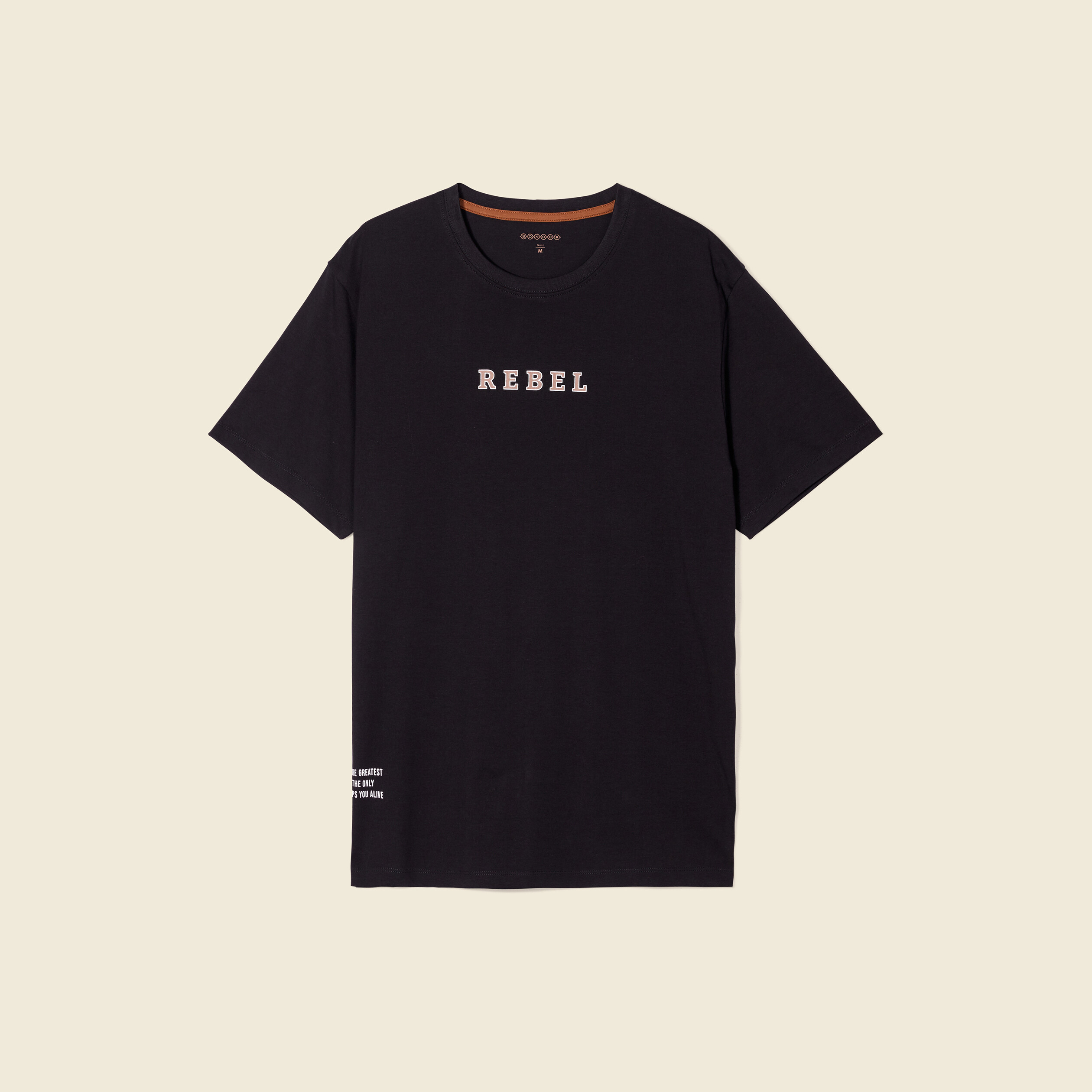 T-shirt manches courtes noir homme