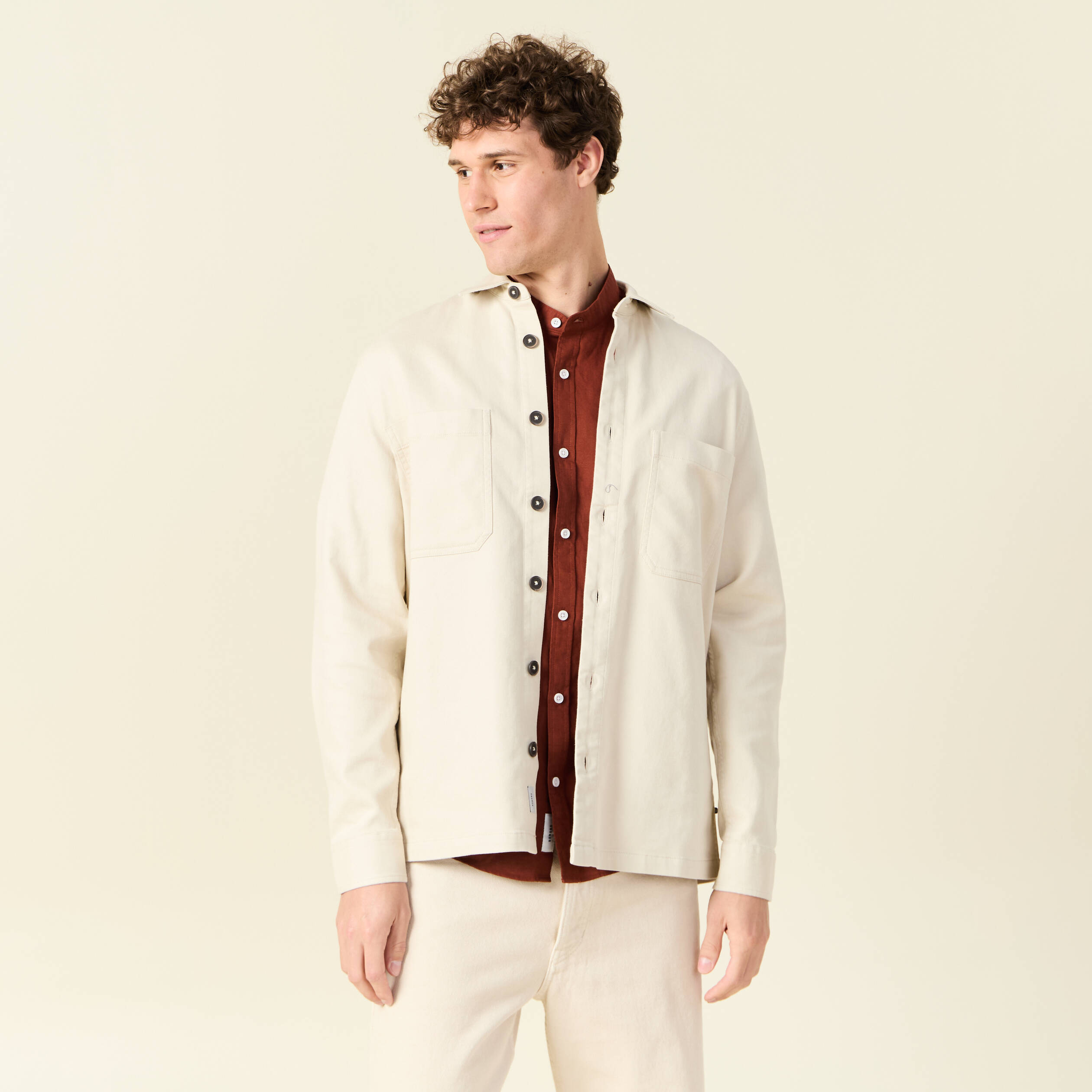 surchemise manches longues sable homme Surchemise manches longues sable homme