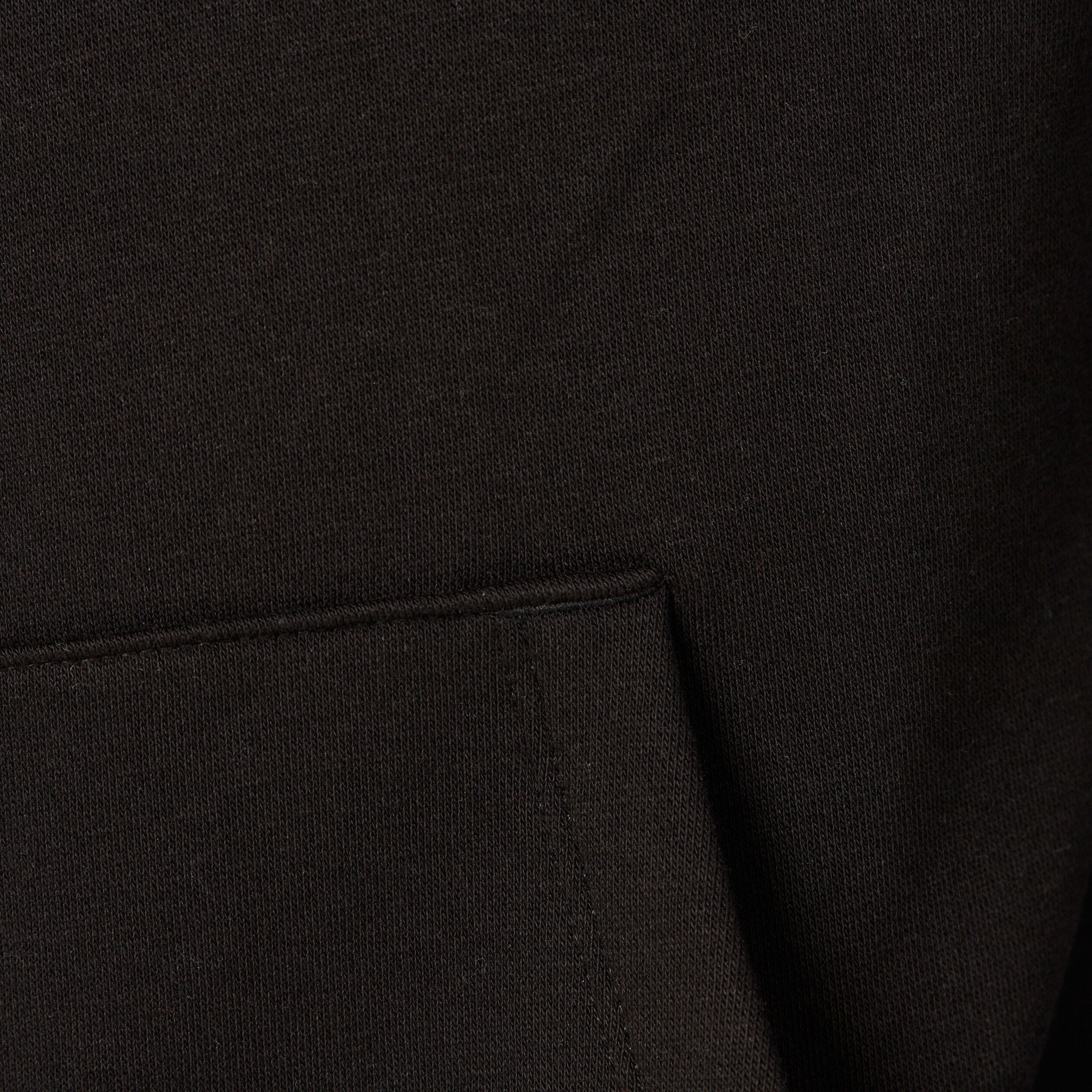 Sweat à capuche brodé noir homme