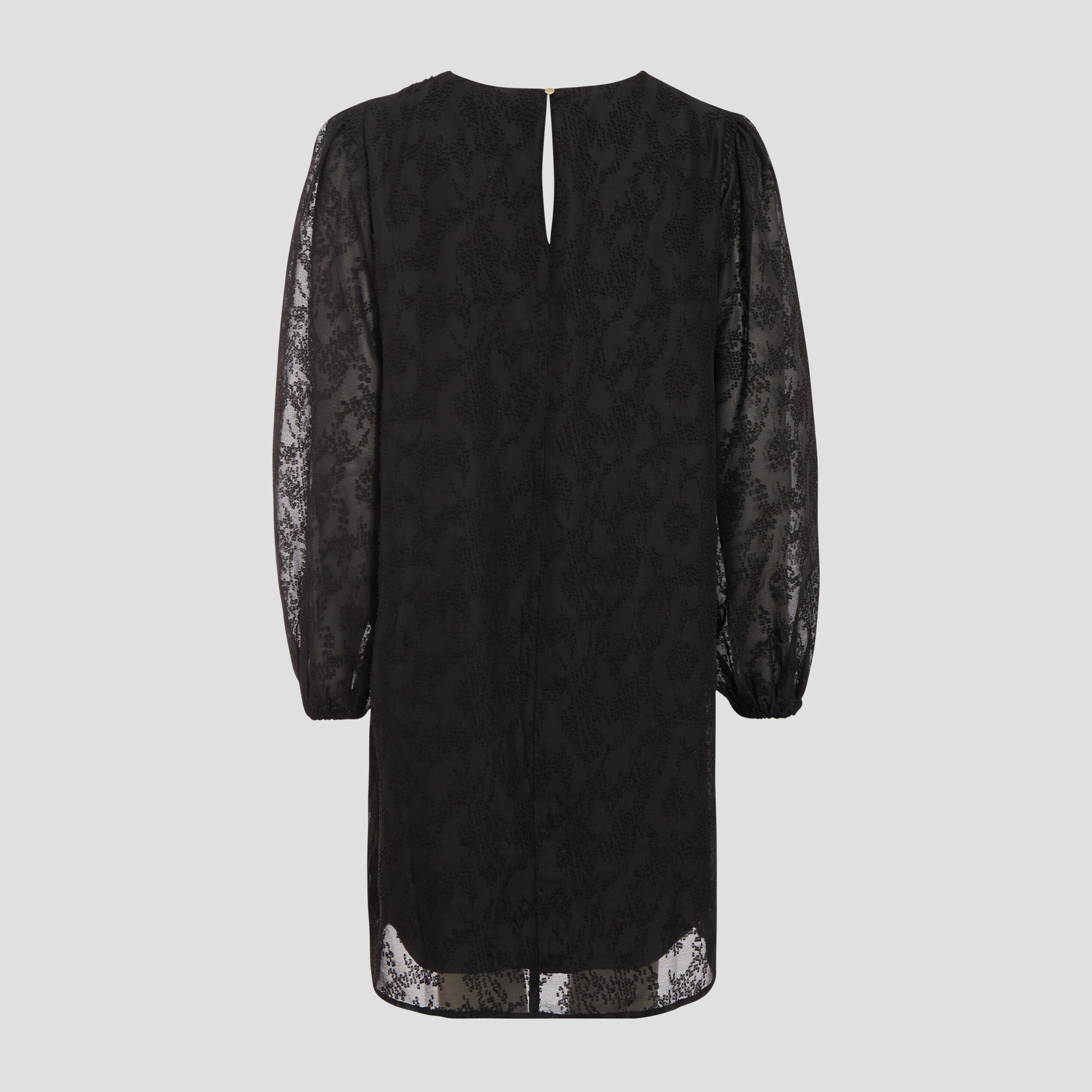 robe droite manches longues noir femme Robe droite manches longues noir femme