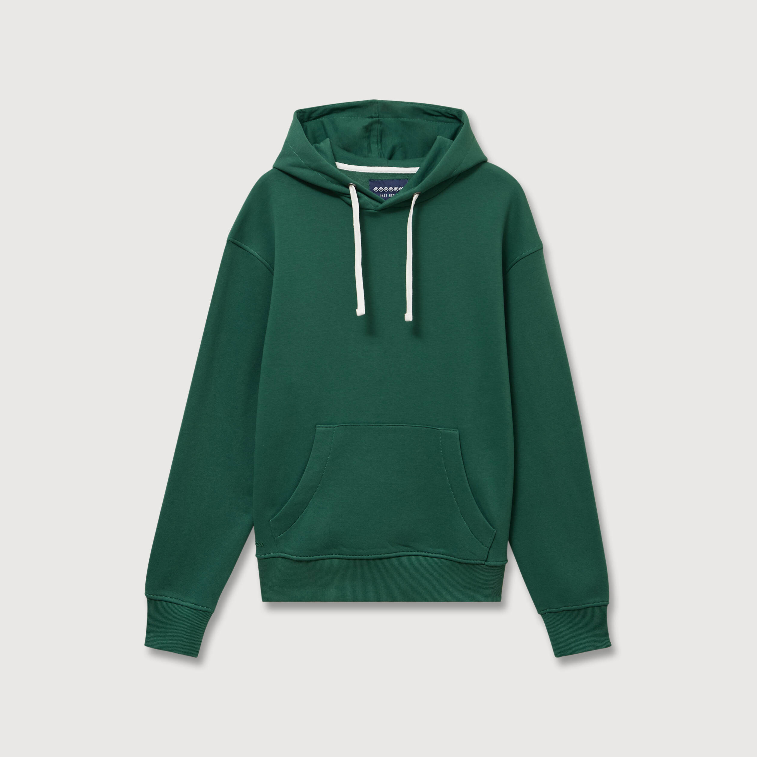 Sweat &agrave; capuche vert homme