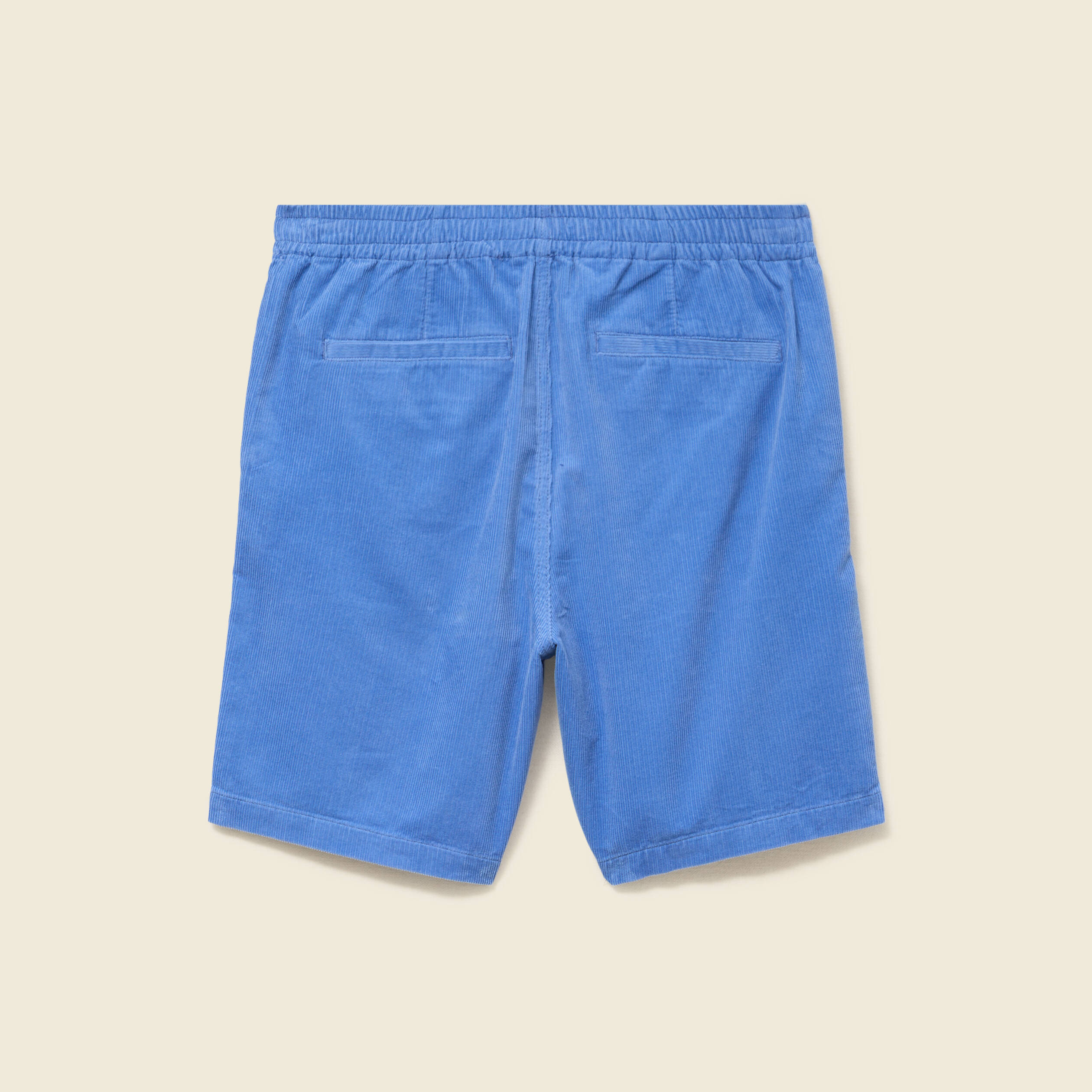 Bermuda en velours bleu violet homme