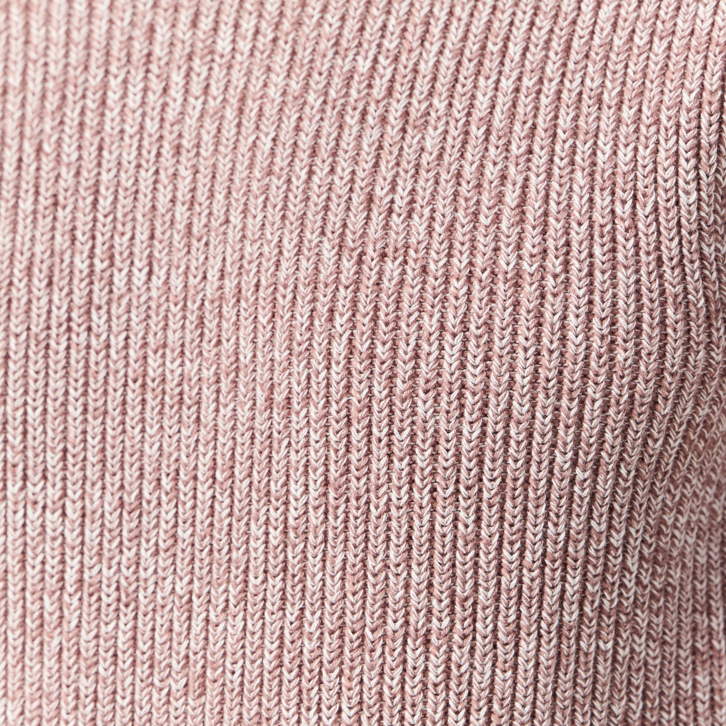 Pull manches longues vieux rose homme