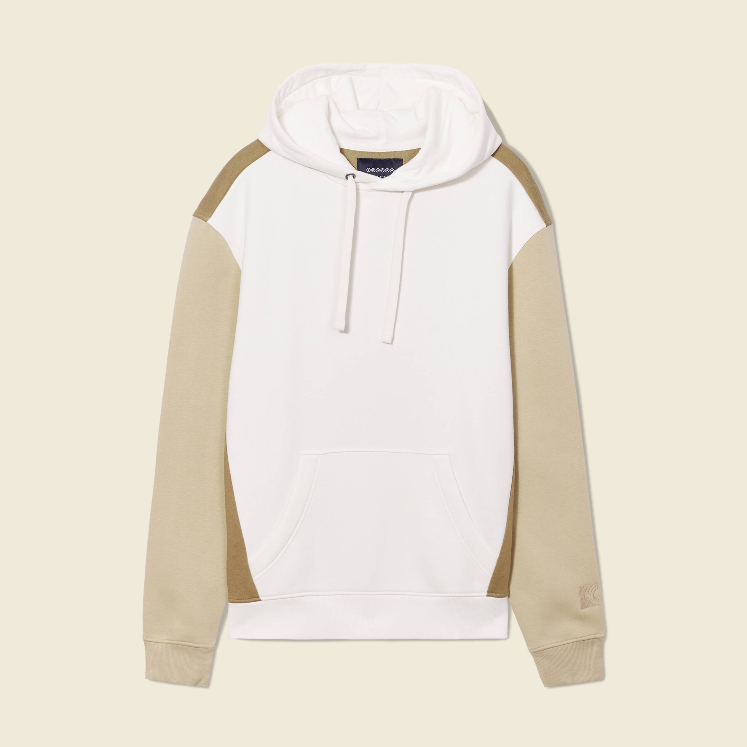 sweat capuche eco responsable beige homme Sweat capuche éco-responsable beige homme
