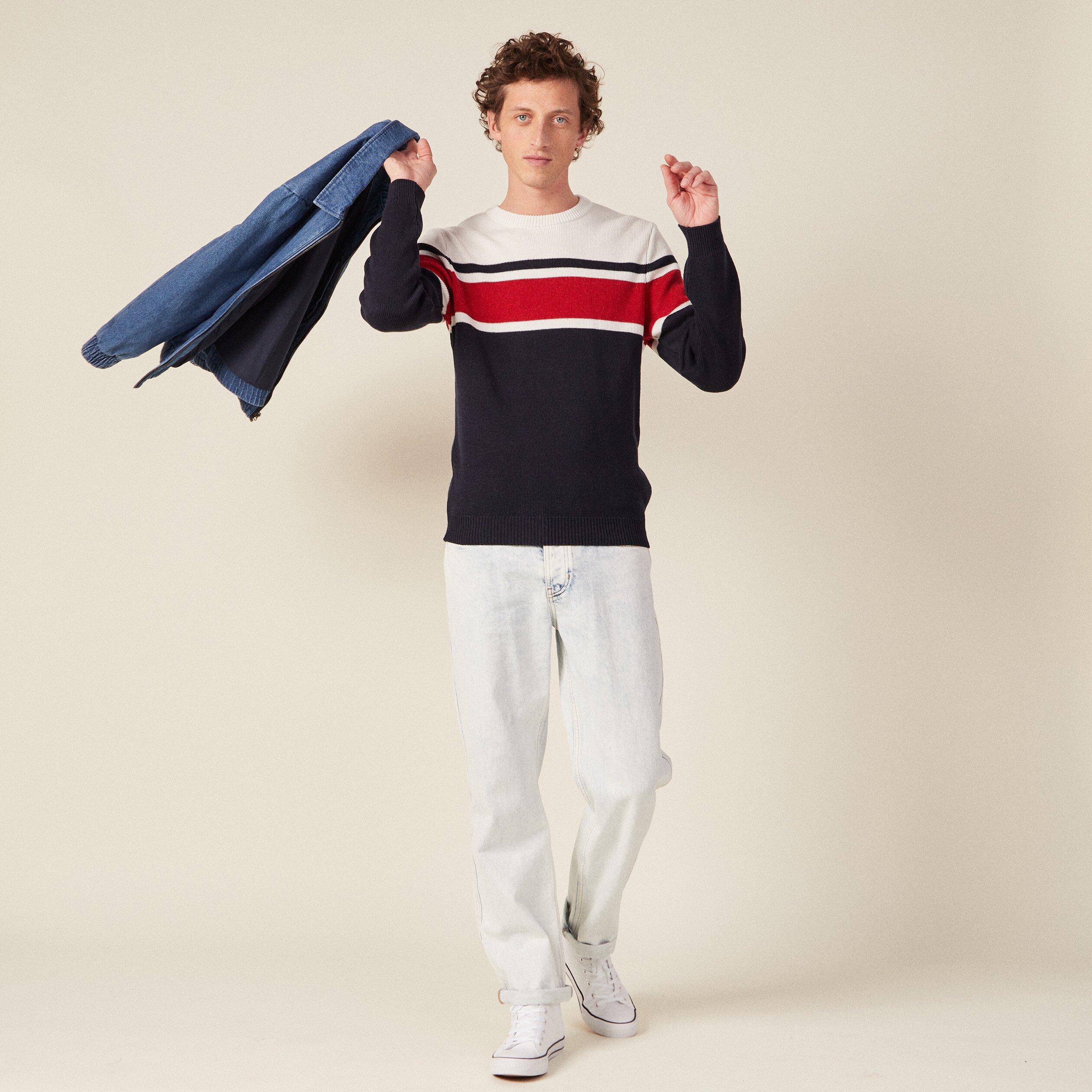 pull manches longues bleu marine homme Pull manches longues bleu marine homme