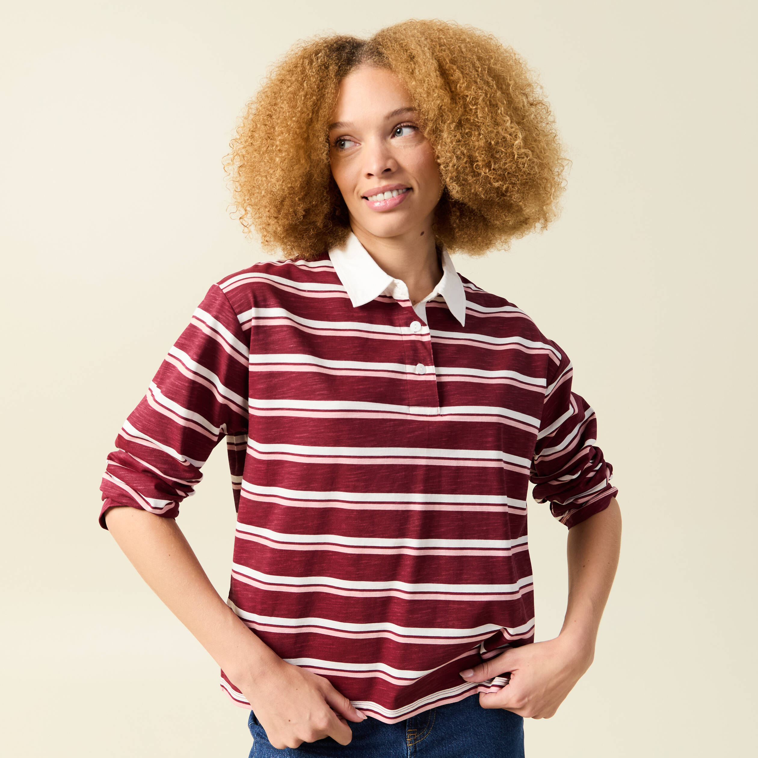 T-SHIRT MANCHES LONGUES LIN TERRACOTTA FEMME - 100% Made In France Lin Francais