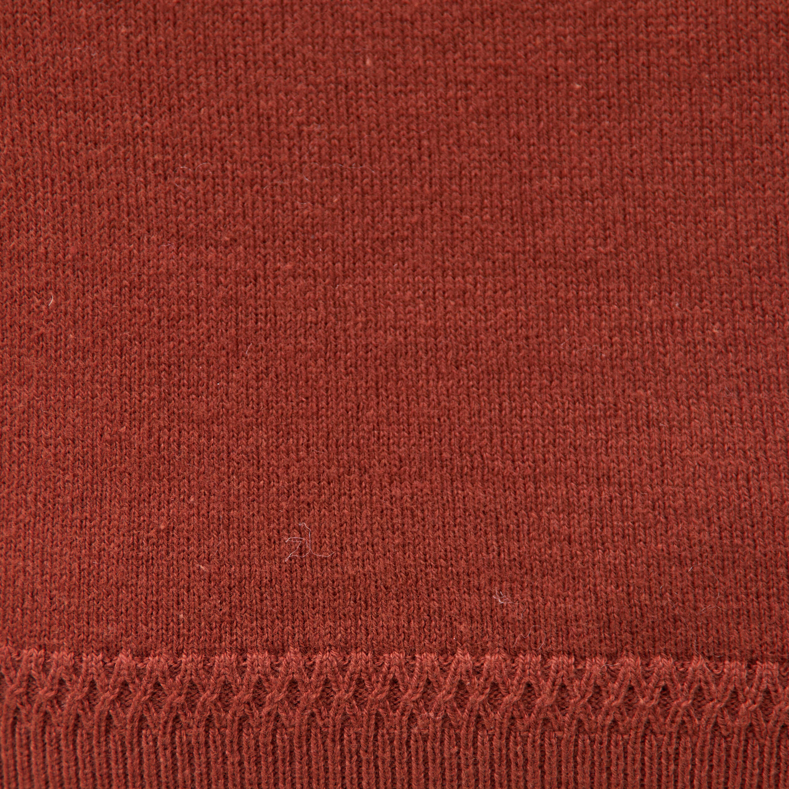 Pull manches longues marron cognac femme