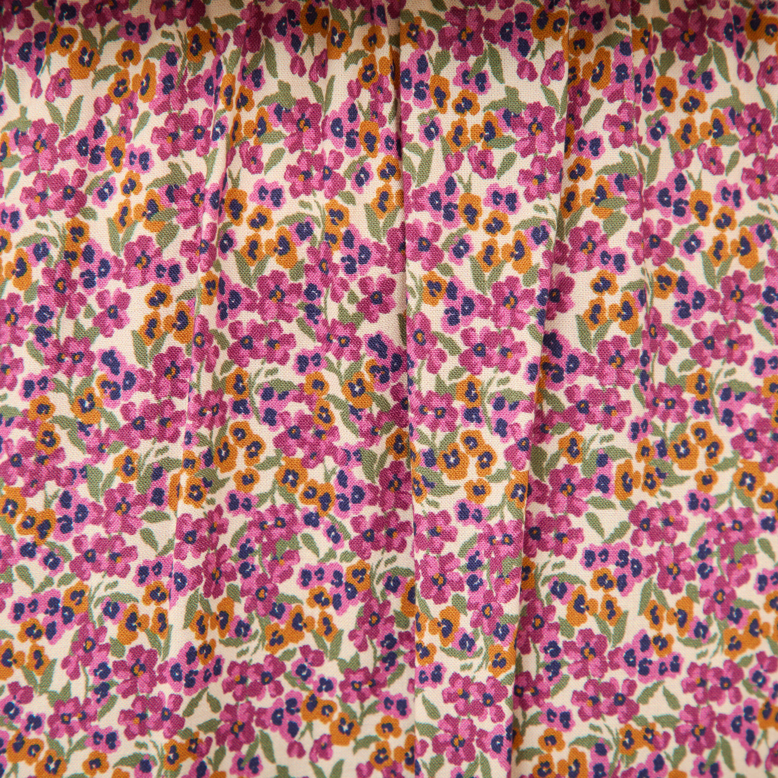 Jupe fluide rose framboise femme